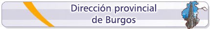 P�gina inicial de la Direcci�n Provincial de burgos