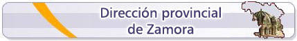 P�gina inicial de la Direcci�n Provincial de Zamora