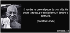 Frase de Ghandi