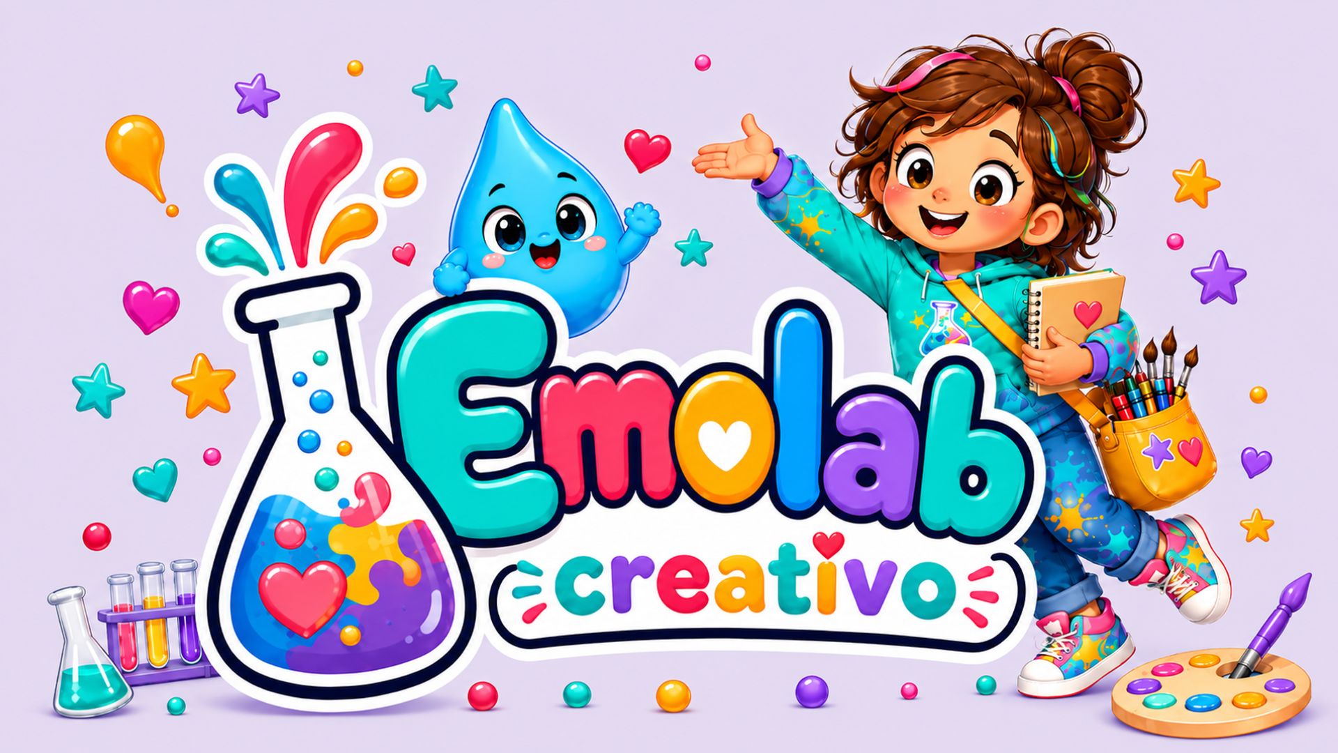 EmoLab Creativo — Luna y Gotita Creativa