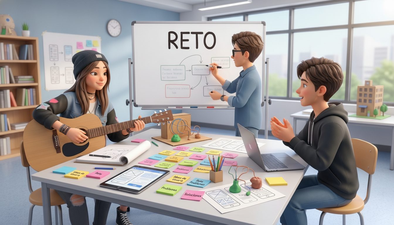 Ilustración del módulo: Definir el reto