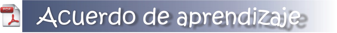 ACUERDO APRENDIZAJE "LO QUE S�" EN PDF