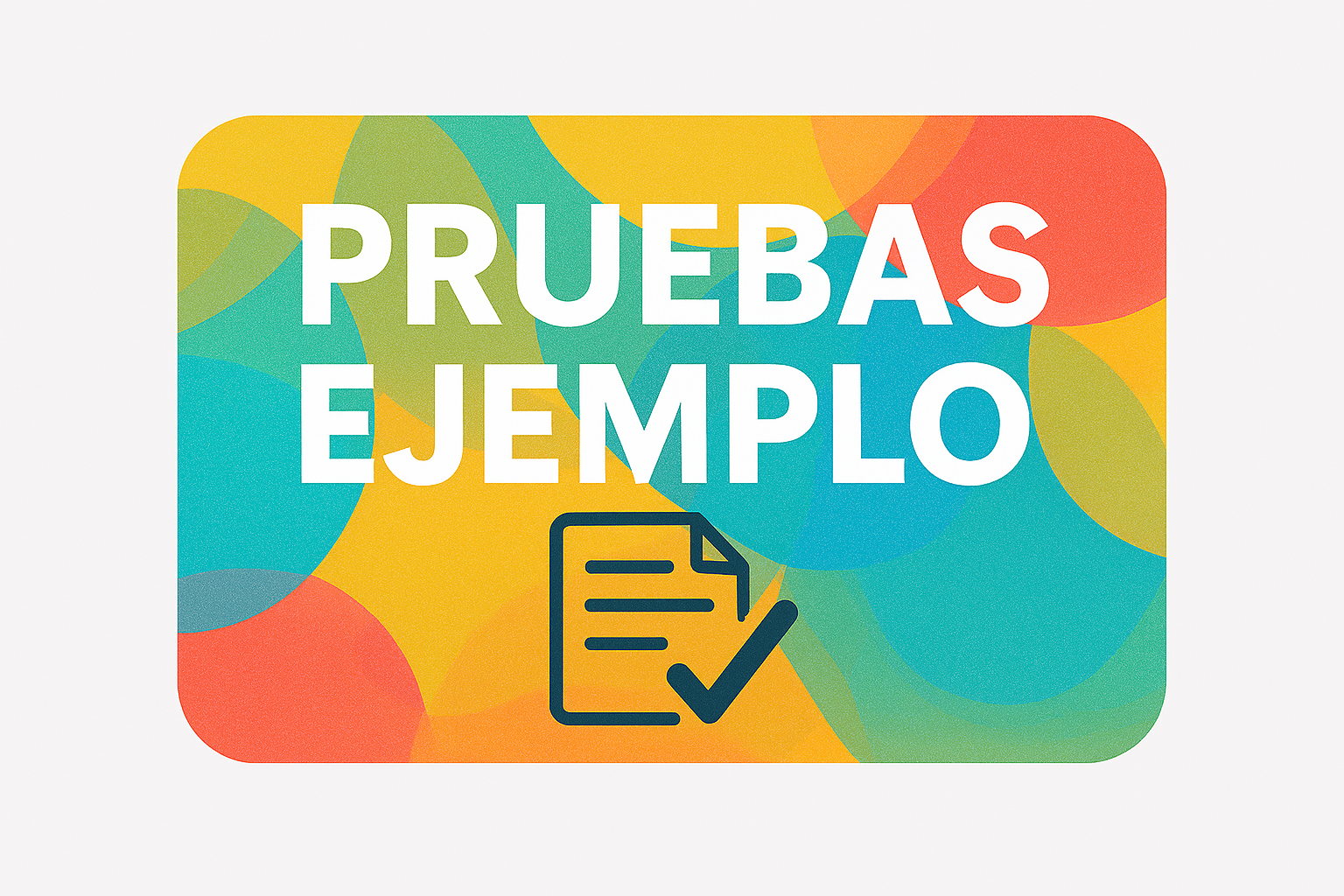 Icono pruebas ejemplo