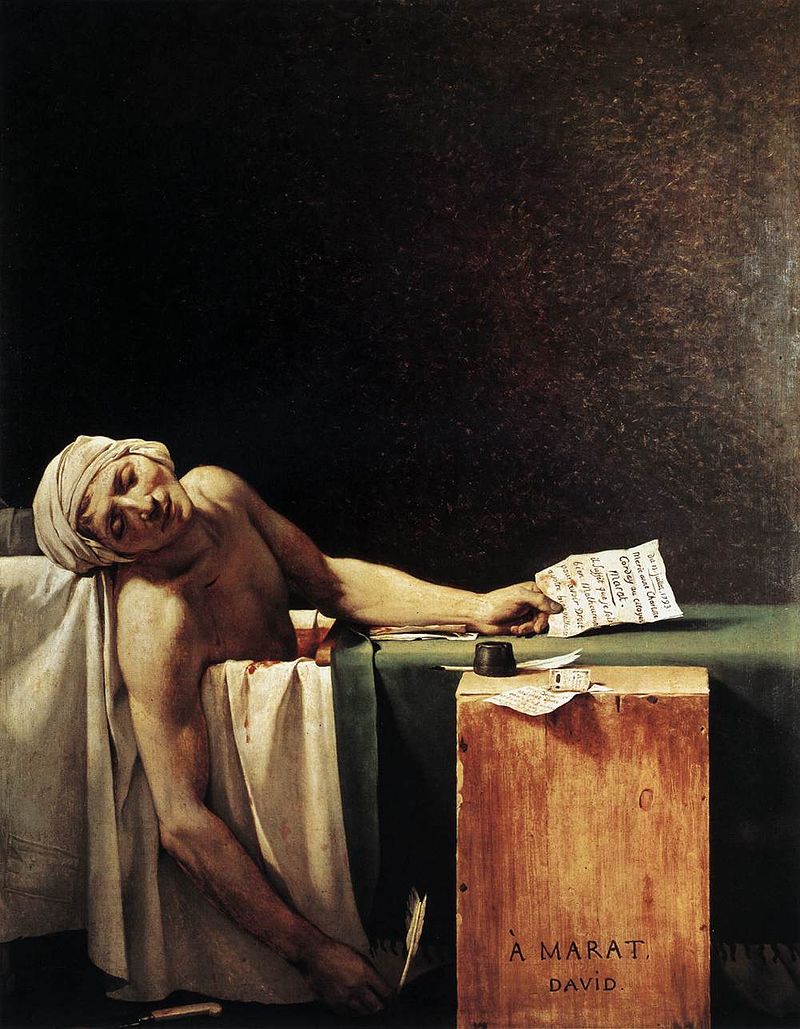 LA MUERTE DE MARAT