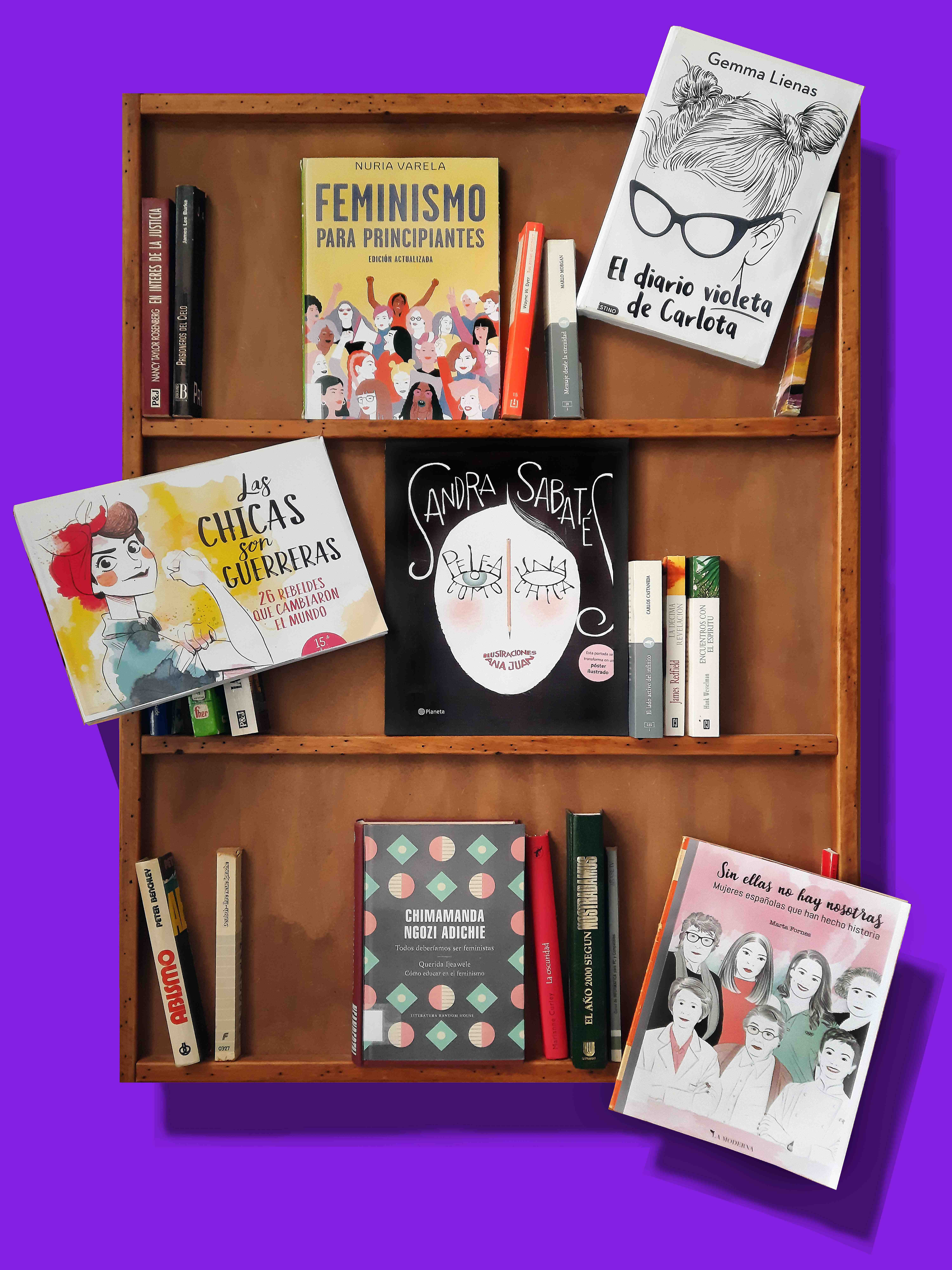 Estantería - Trampantojo 8 de marzo