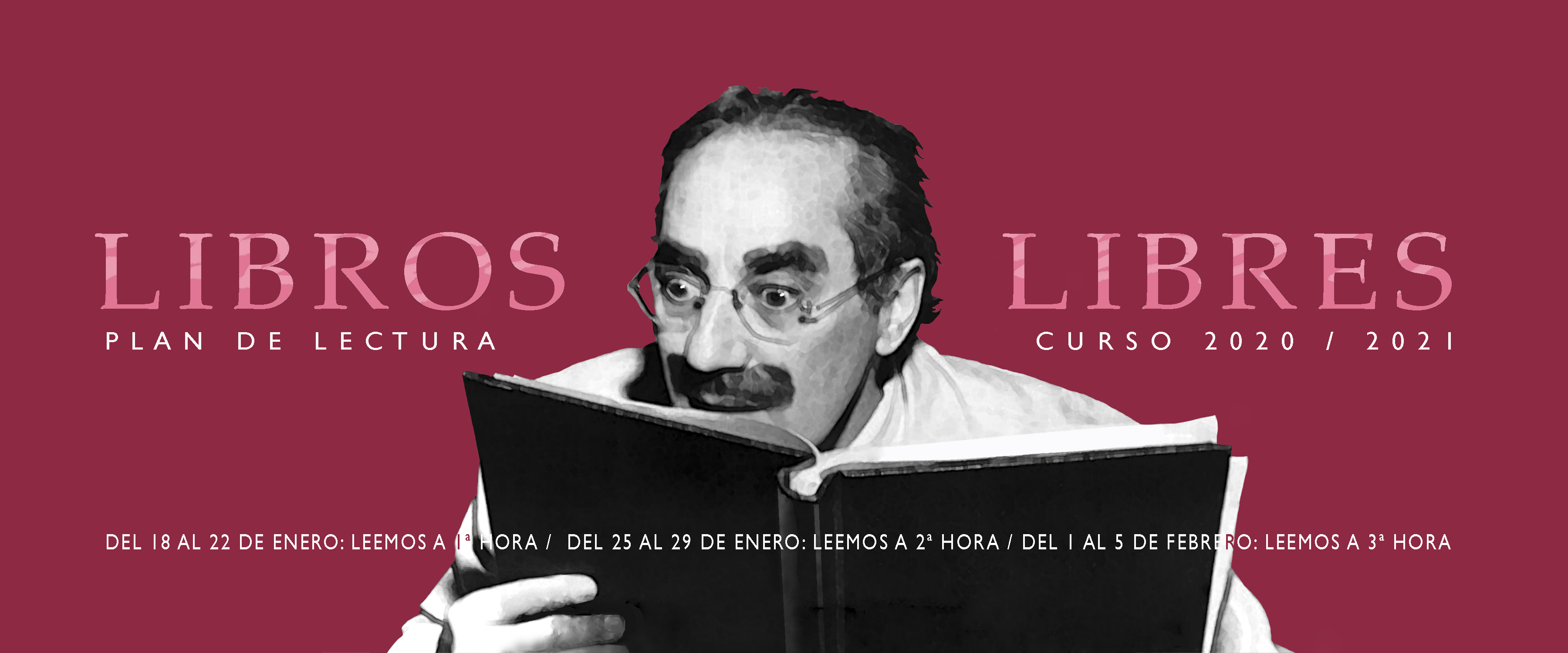 Libros libres - cartel anunciador enero-febrero 21