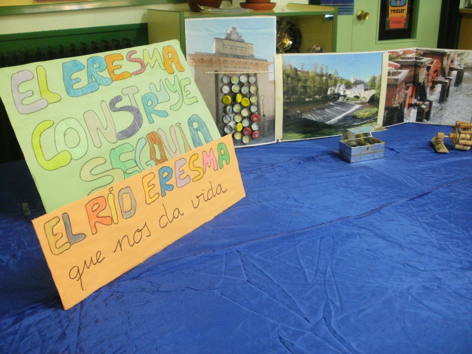 Maqueta del río Eresma