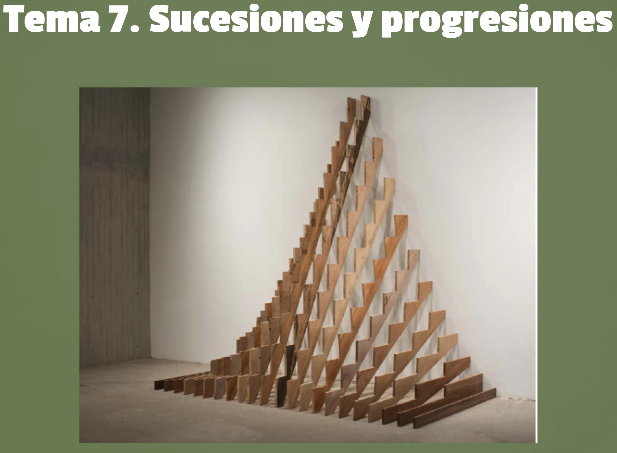 SUCESIONES Y PROGRESIONES