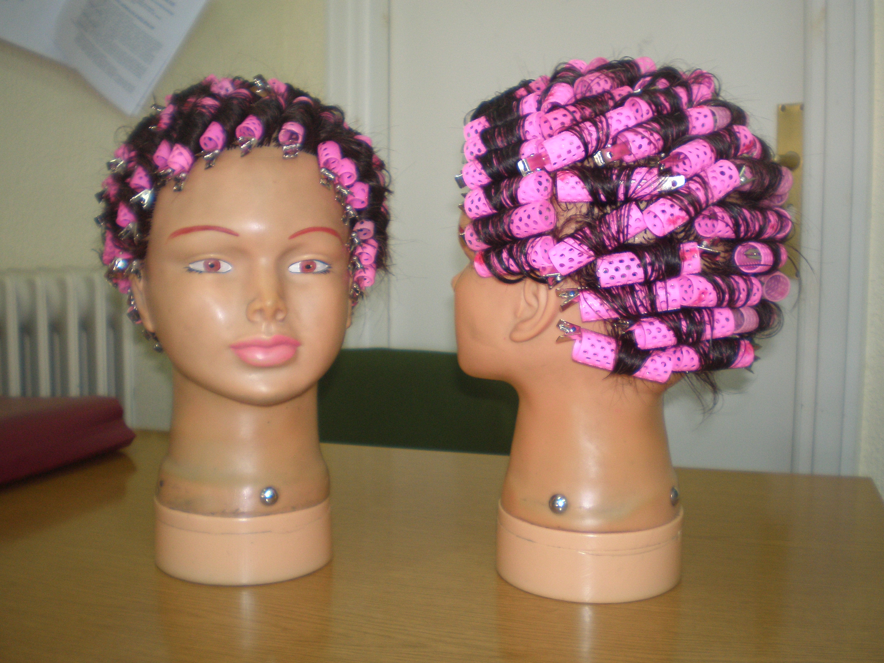 Marcado de rulos en corto hacia atrás (bis)