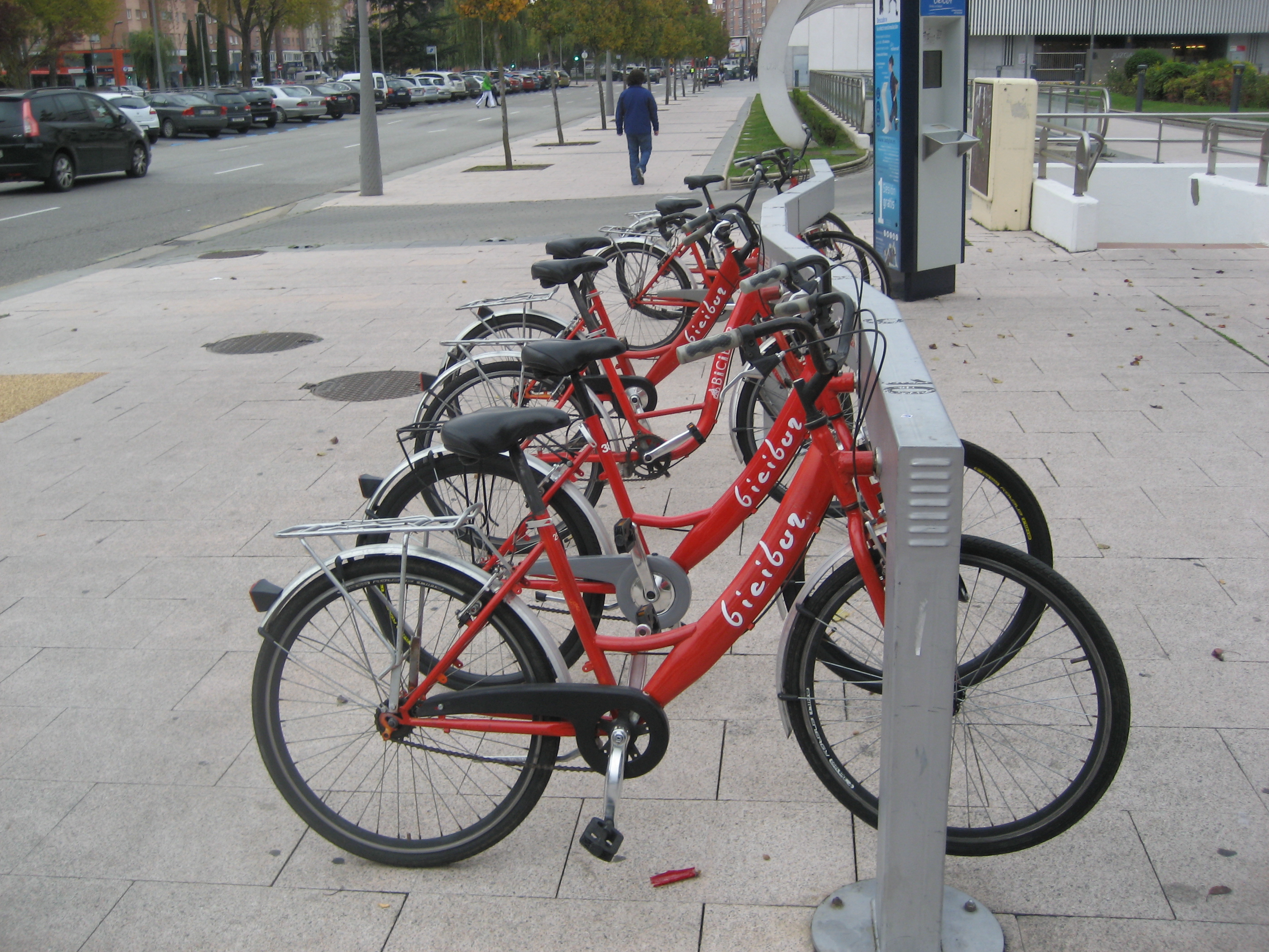 Punto de préstamo de bicicleta Bicibur