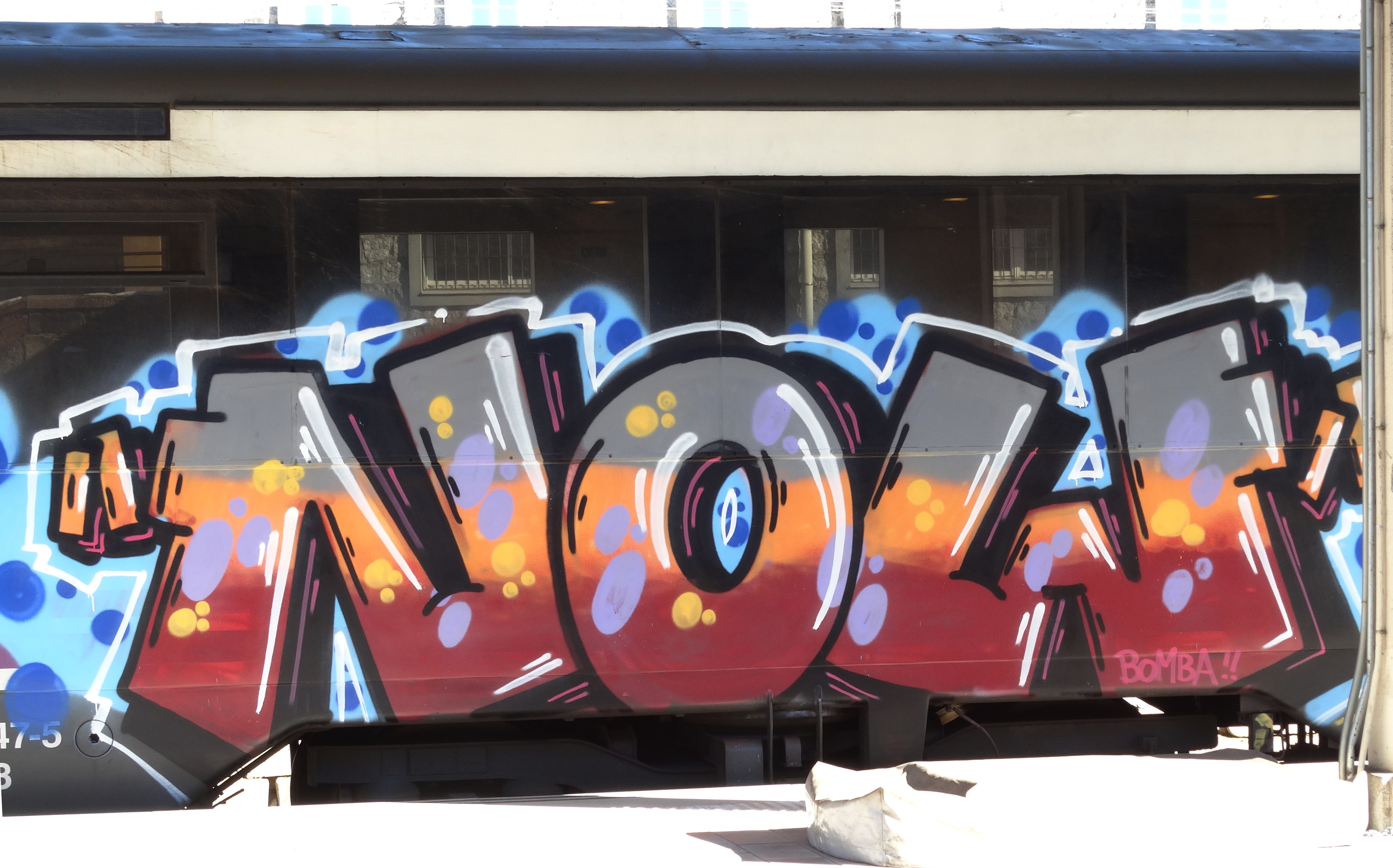 Detalle de grafiti