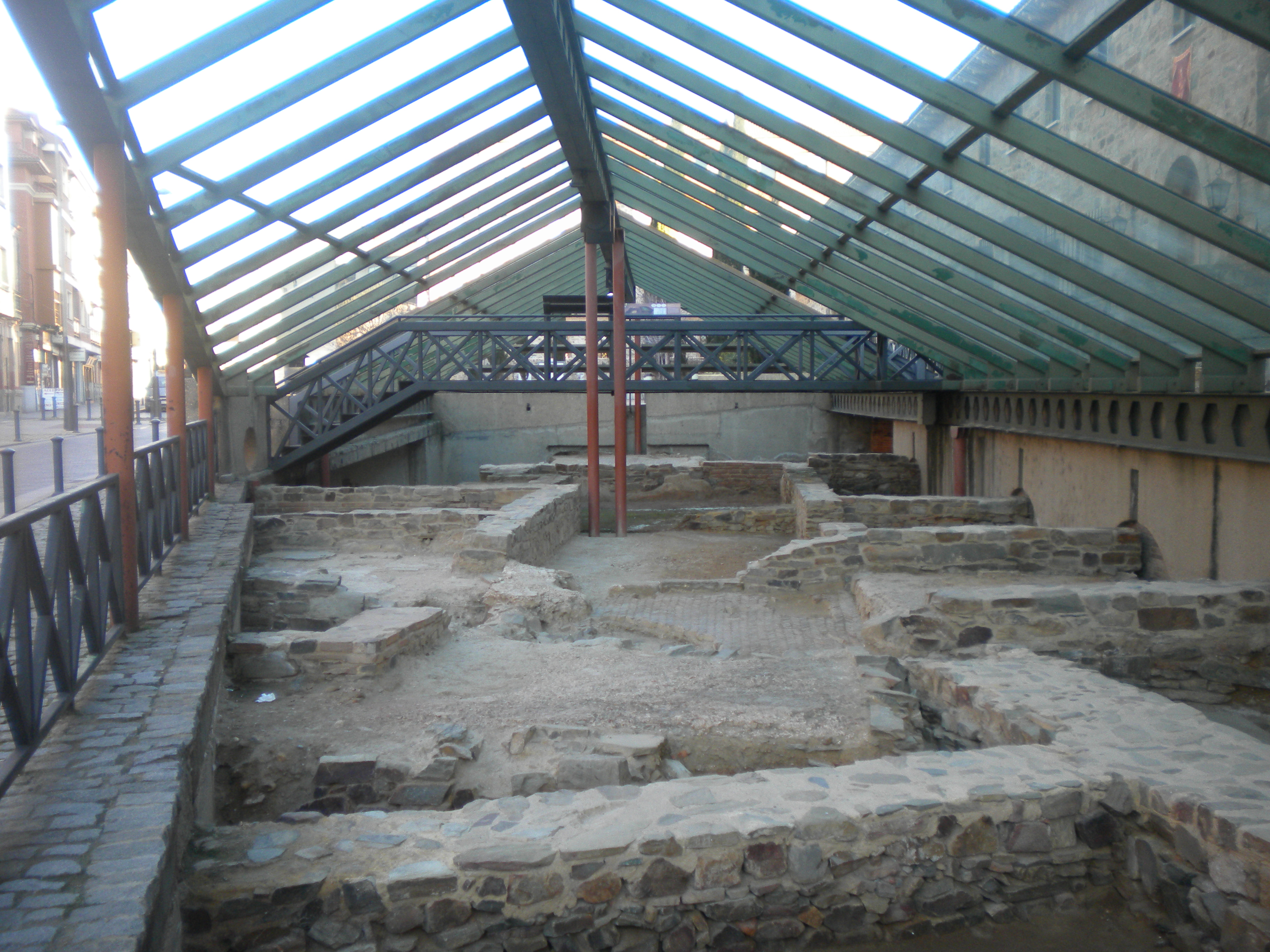 Domus del mosaico del oso y los pájaros (vista general)