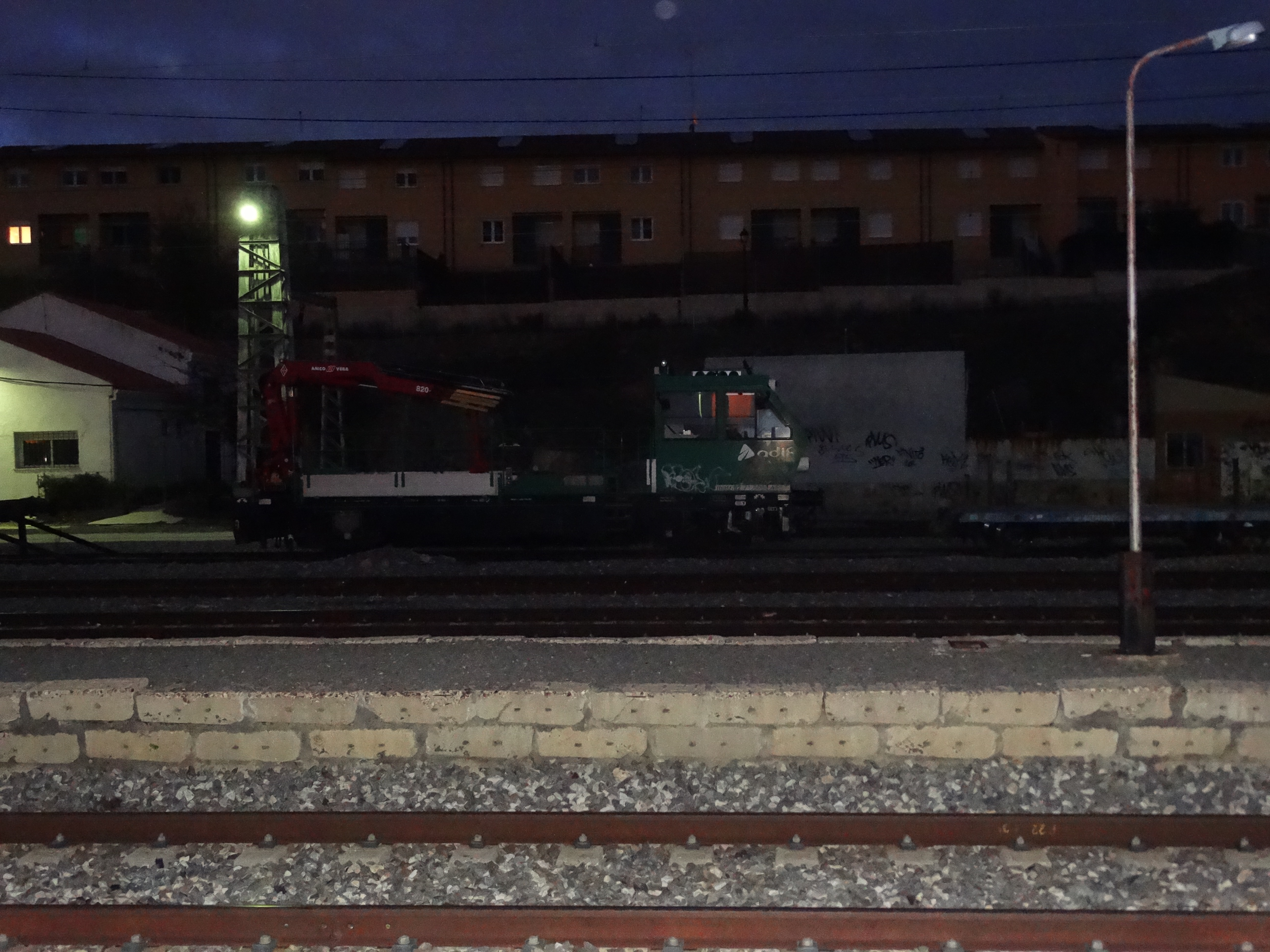 Máquina de obra ferroviaria