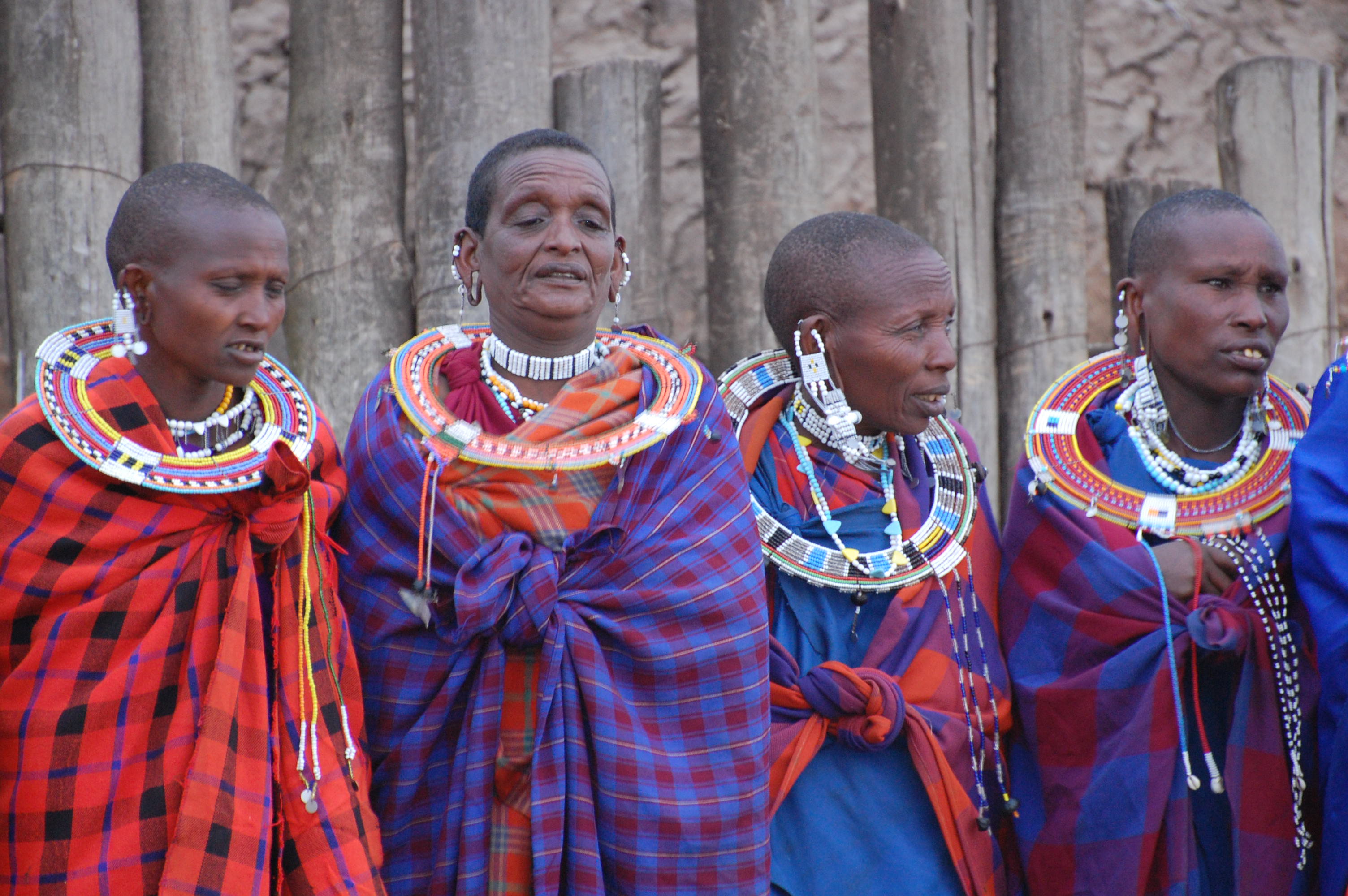 Mujeres masai en el Ngorongoro