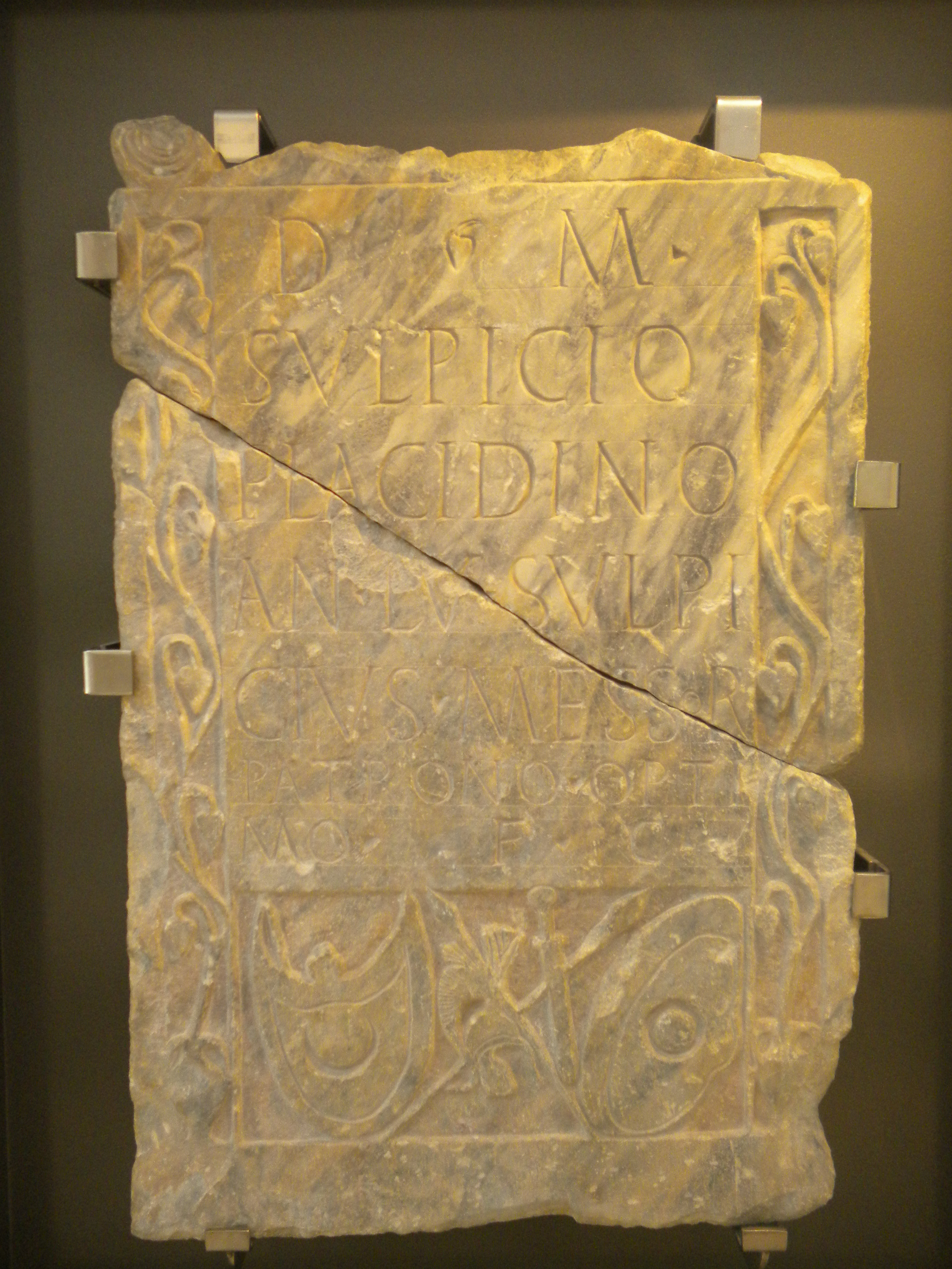 Museo Romano de Astorga (Inscripción funeraria )