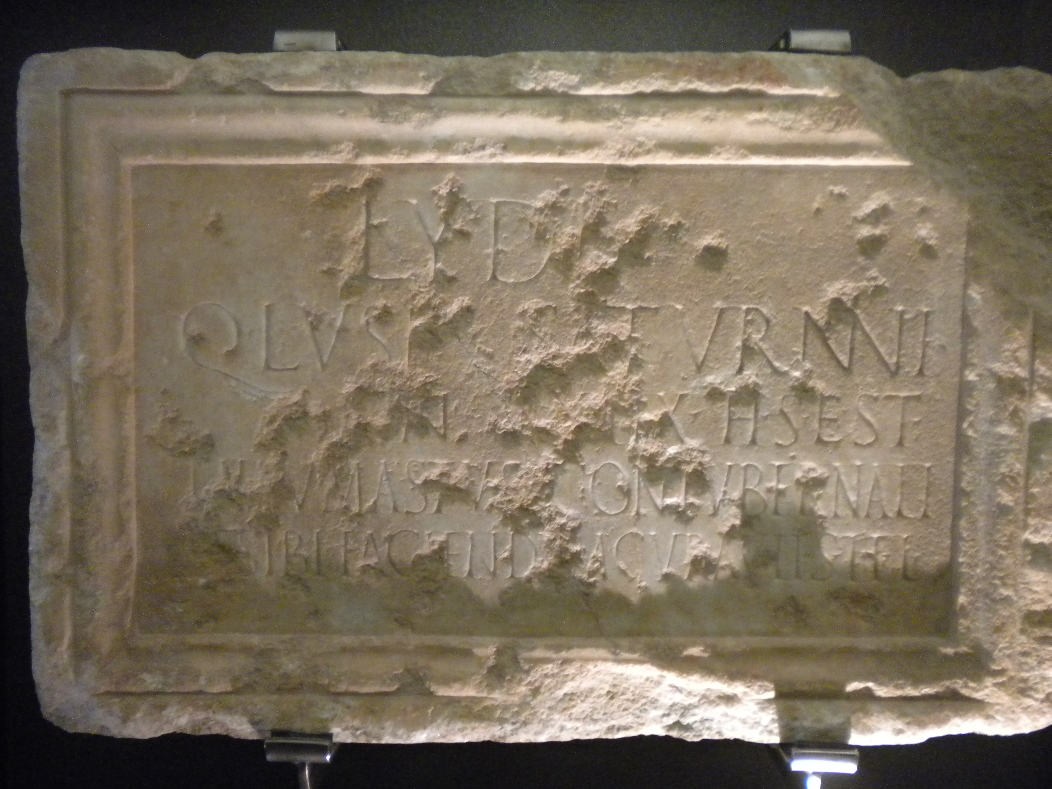 Museo Romano de Astorga. (Inscripción funeraria 6)