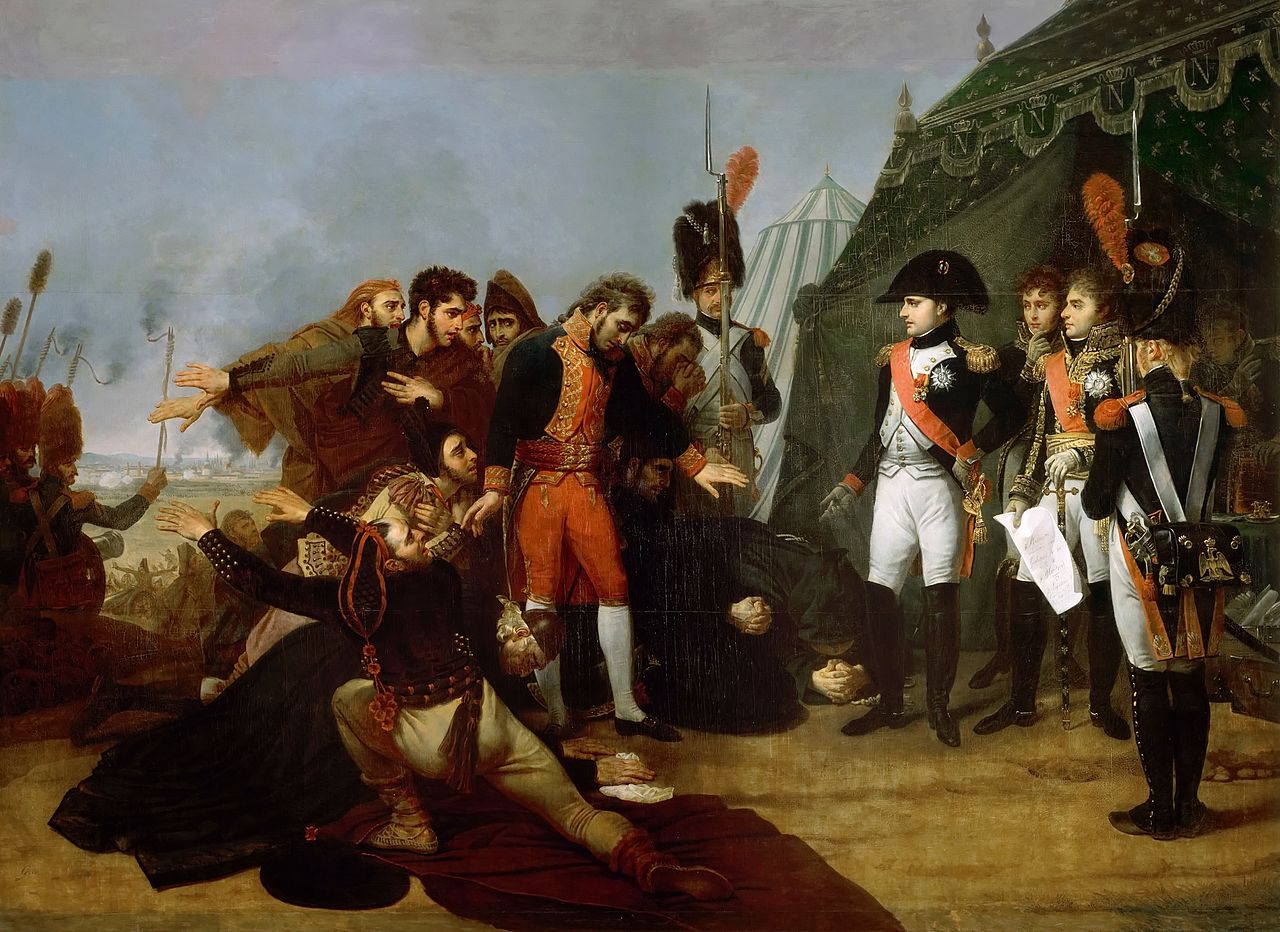NAPOLEÓN ACEPTA LA CAPITULACIÓN DE MADRID