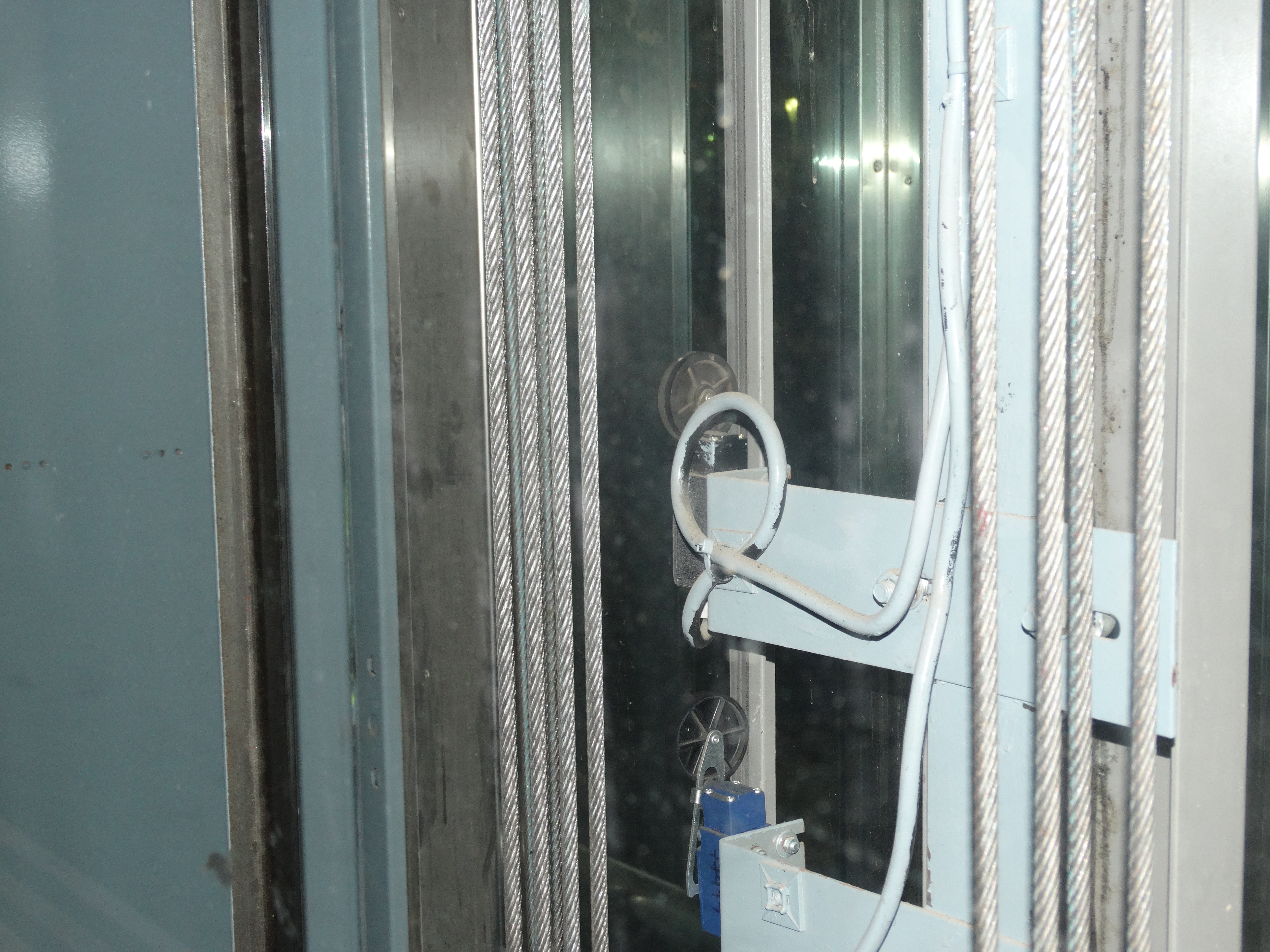 Poleas de un ascensor
