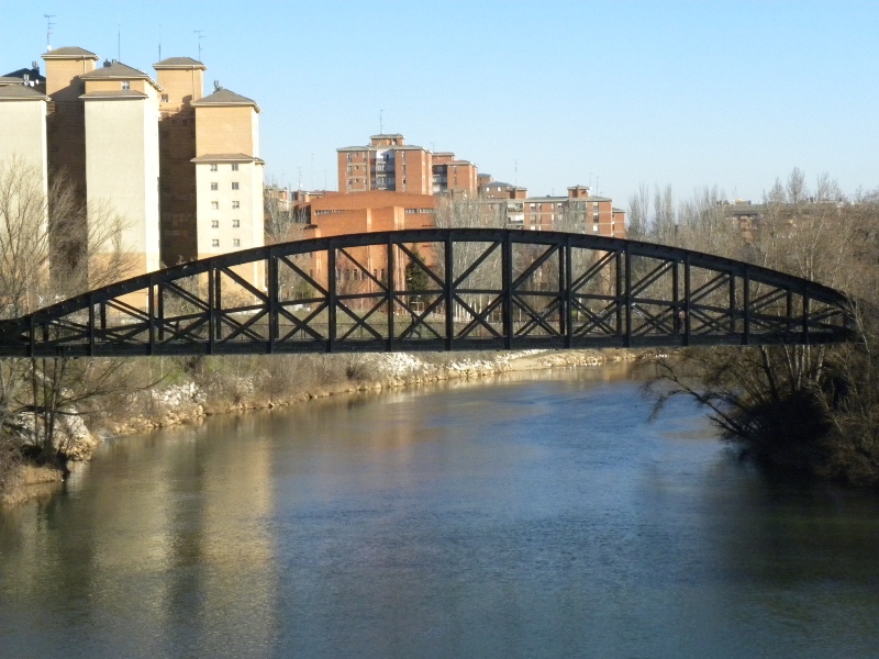 Puente Colgante decimonónico de Valladolid