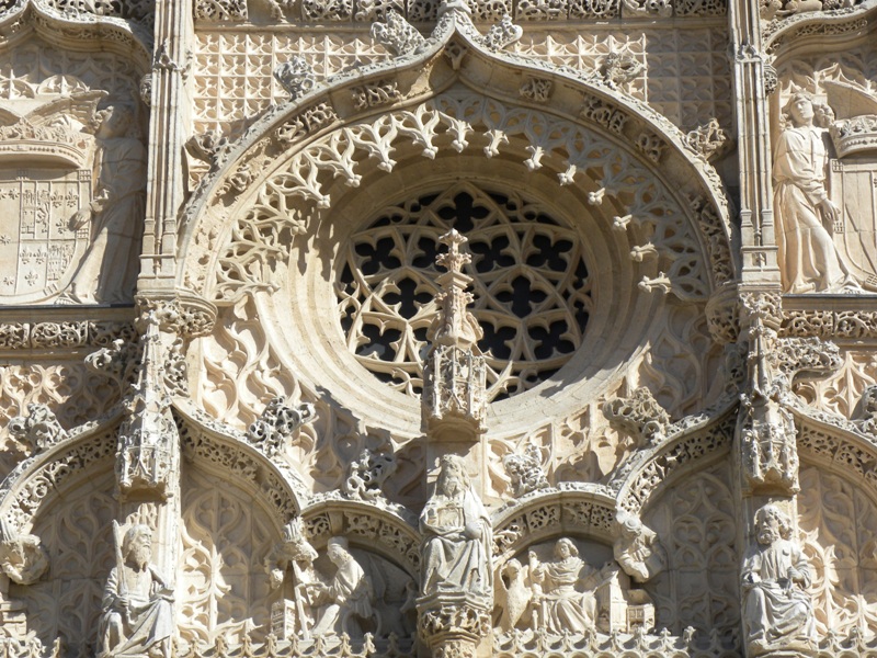 Rosetón de la Iglesia de San Pablo de Valladolid