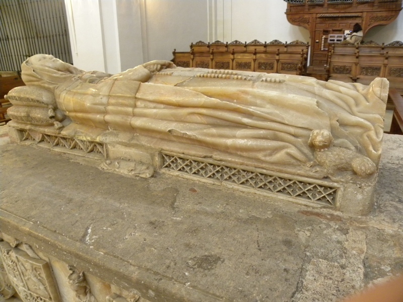 Sepulcro de la Reina María de Molina en el Convento de las Huelgas Reales de Valladolid