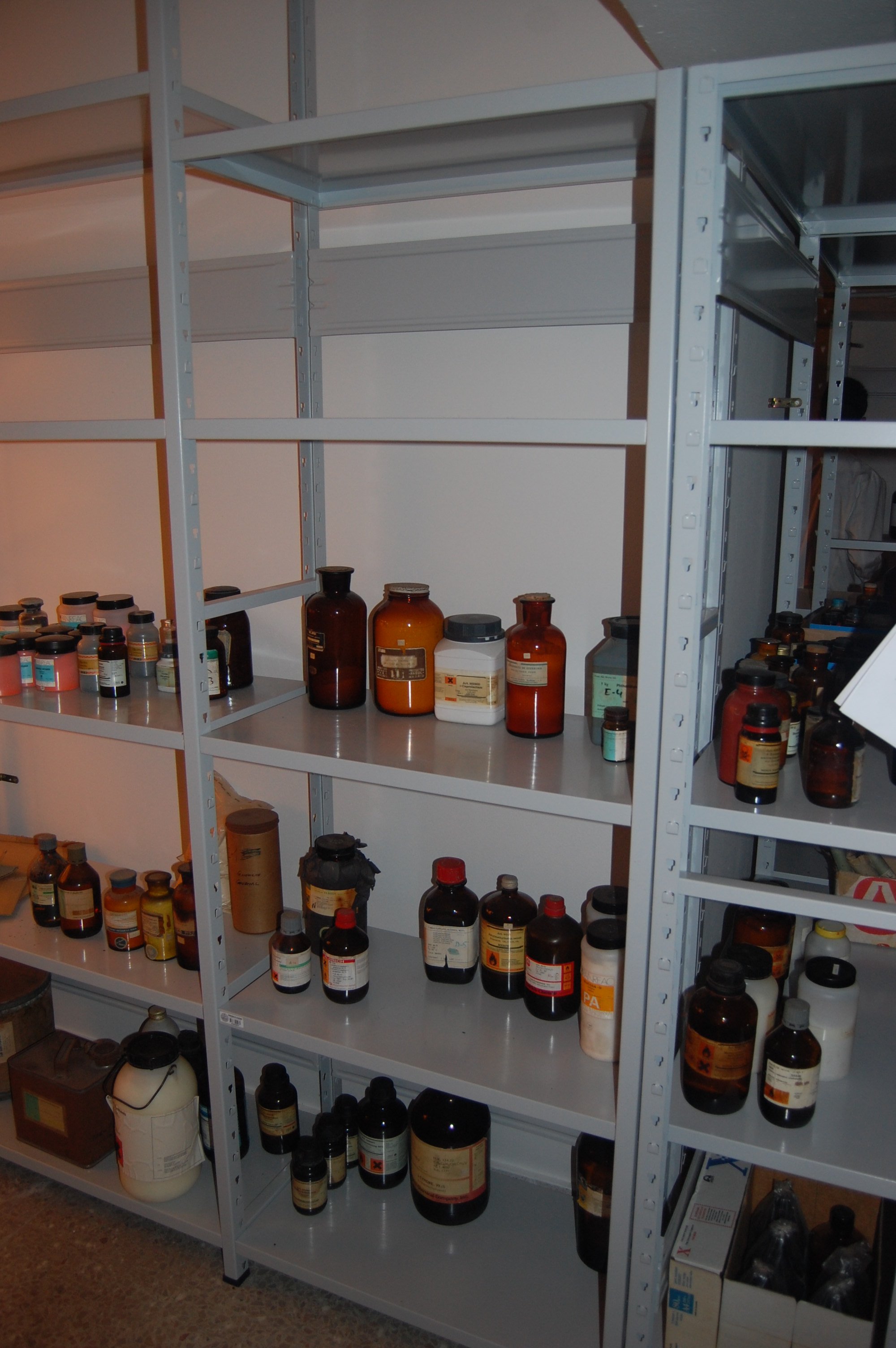Almacenamiento productos químicos