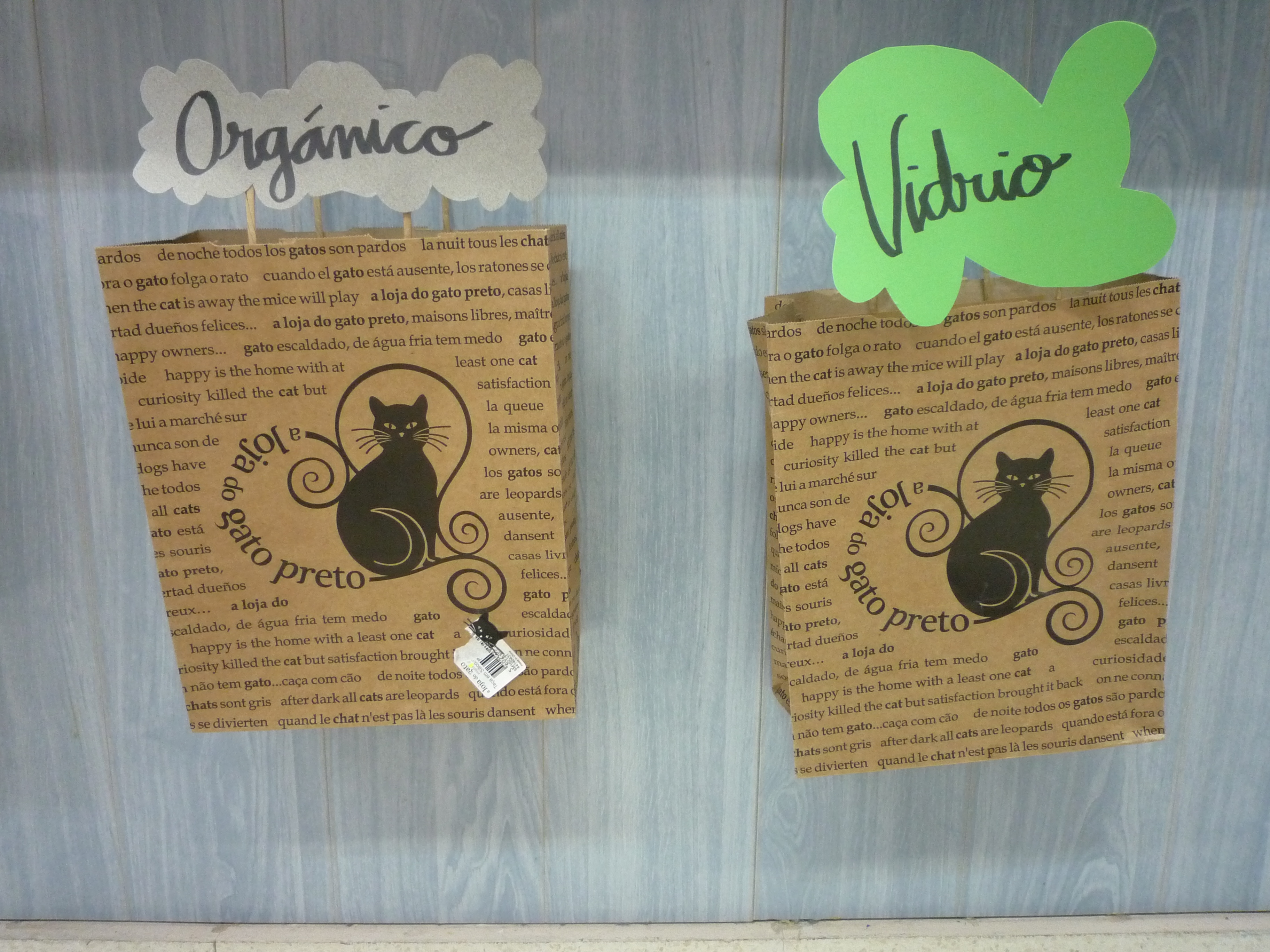 Bolsas de reciclado de clase