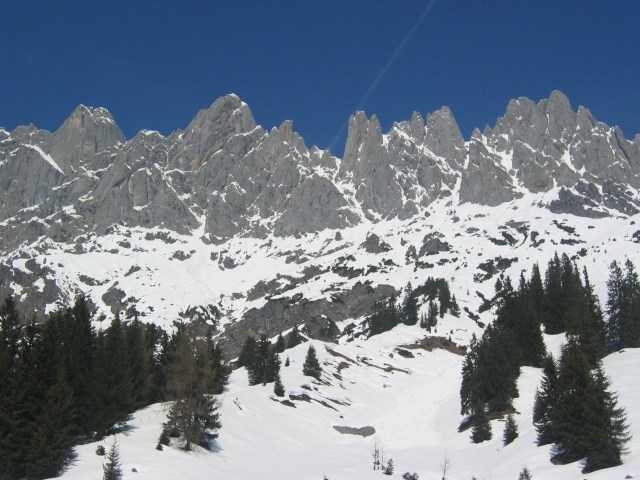 Caliza y nieve