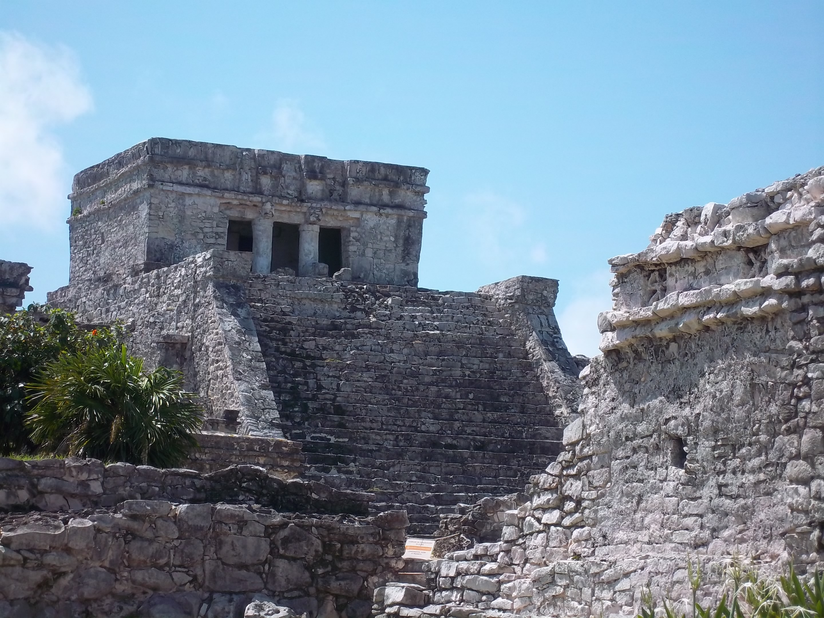 El Castillo de las ruinas de Tulum (Méjico)