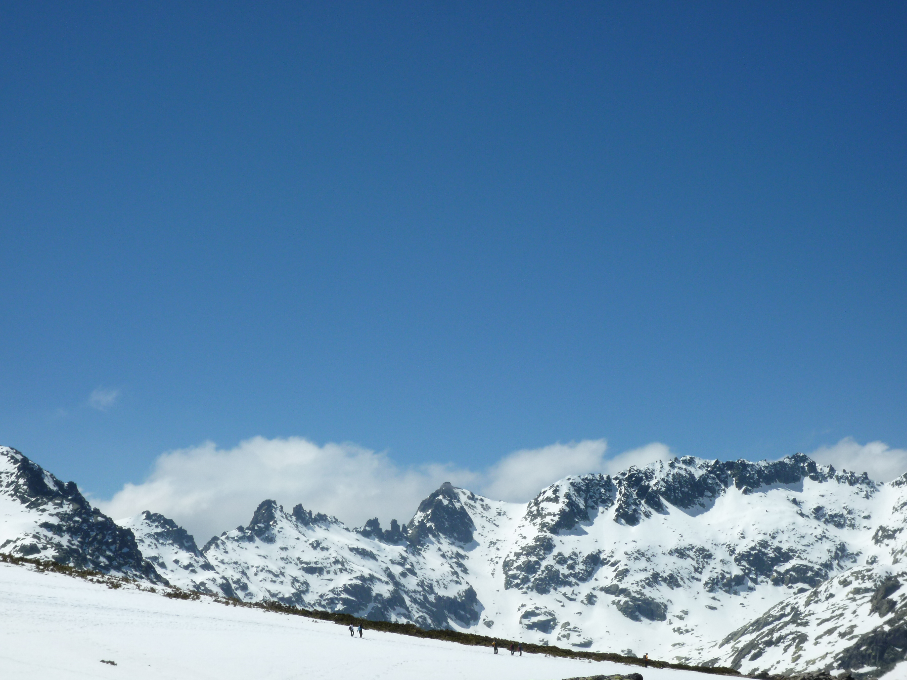 Cimas de la Sierra de Gredos nevadas