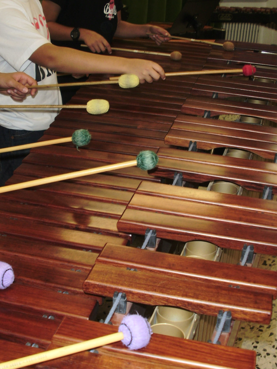 Clase colectiva de Percusión
