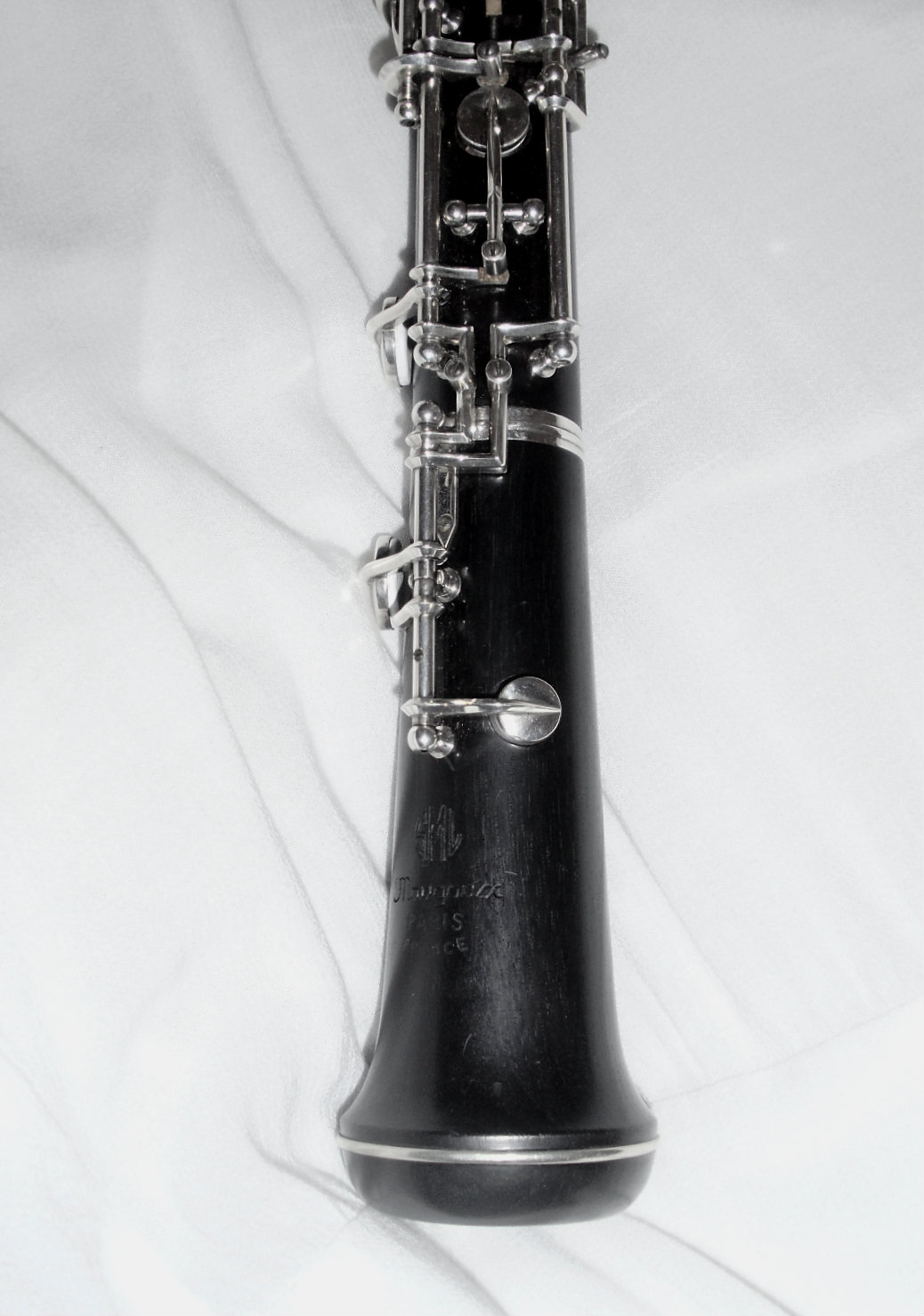 Detalle de la campana y sección central del oboe