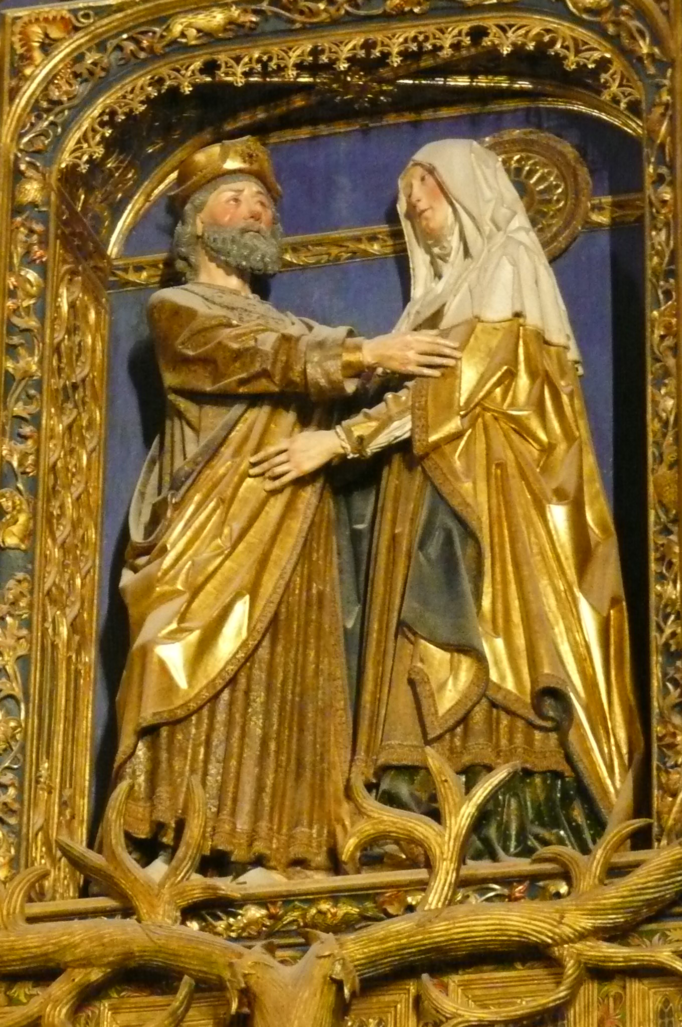 Detalle del Retablo Mayor de la catedral de Burgos