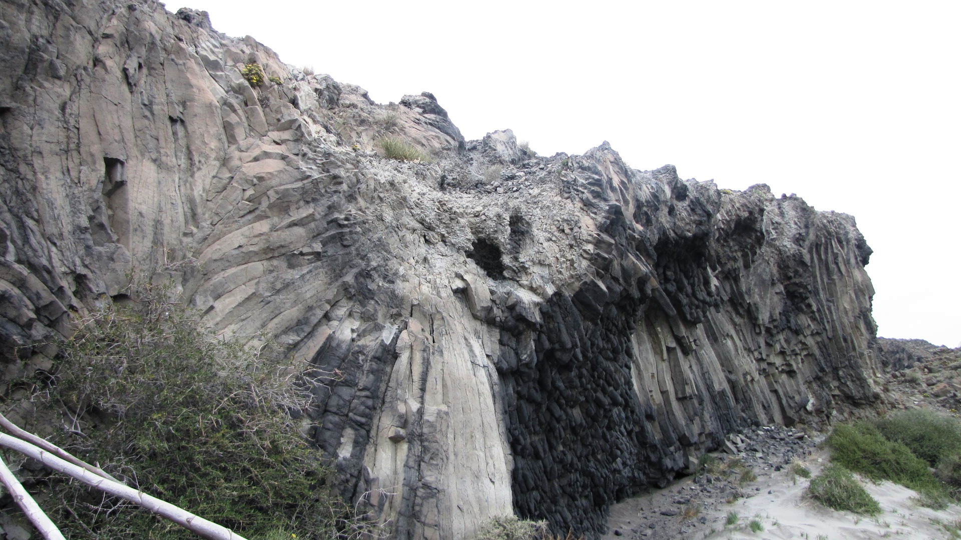 Disyunción columnar en Cabo de Gata (Almería)