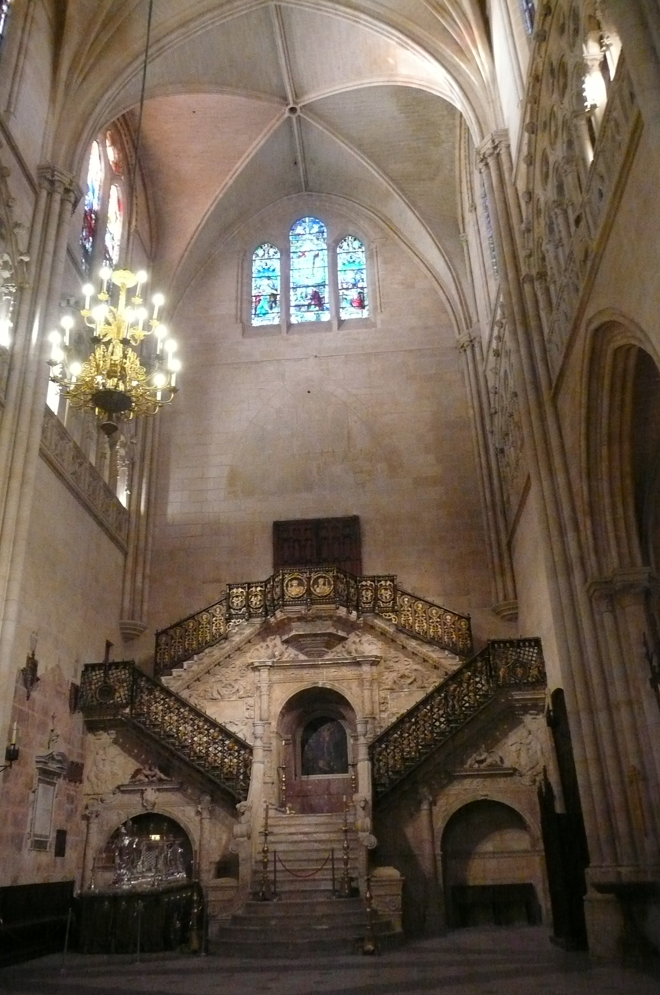 La escalera dorada de Diego de Siloé (catedral de Burgos)
