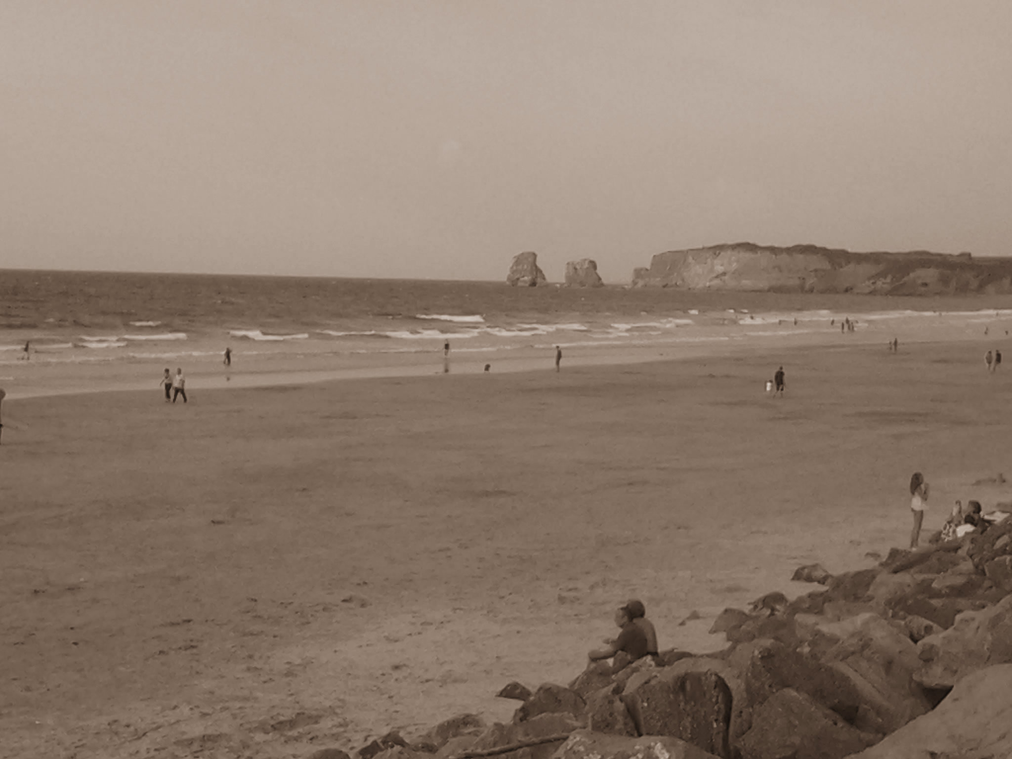Las Gemelas, Playa de Ondarraitz (Hendaia)