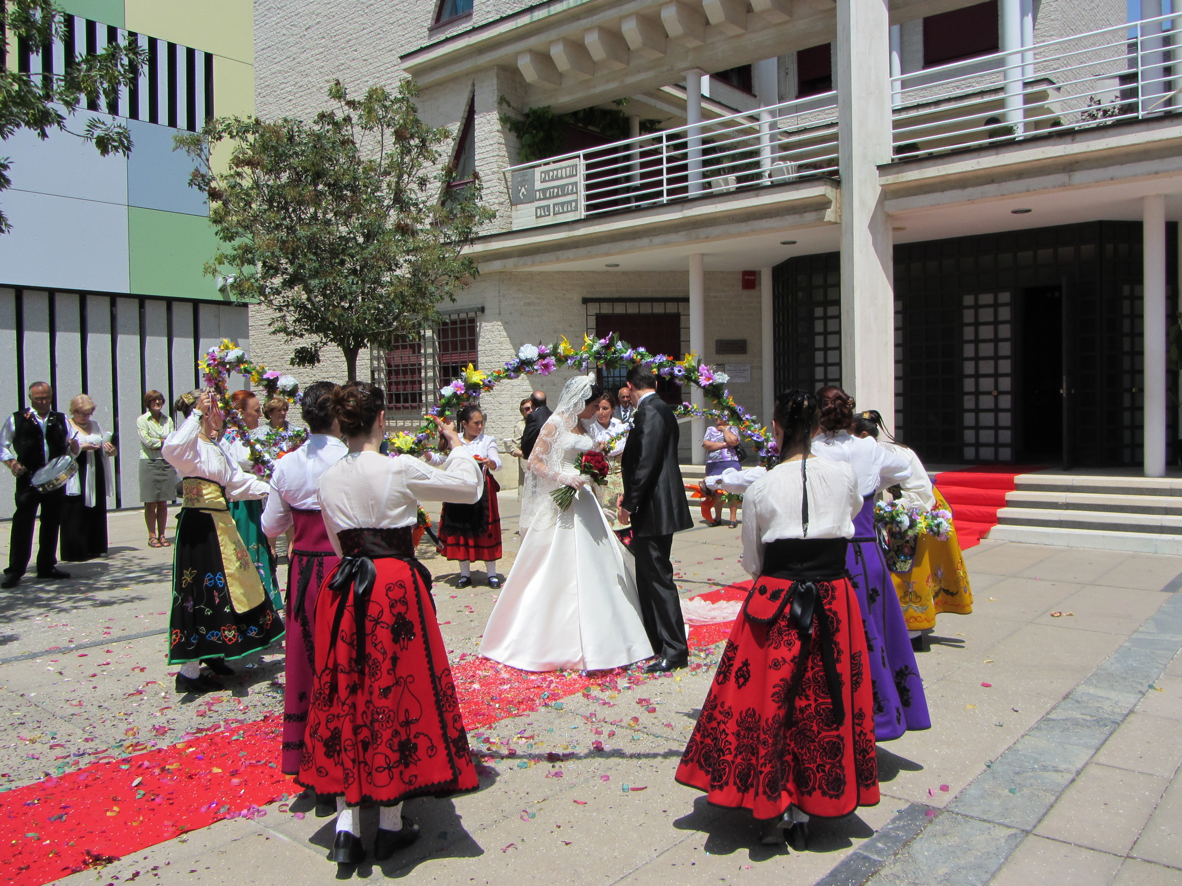Homenaje a los recién casados