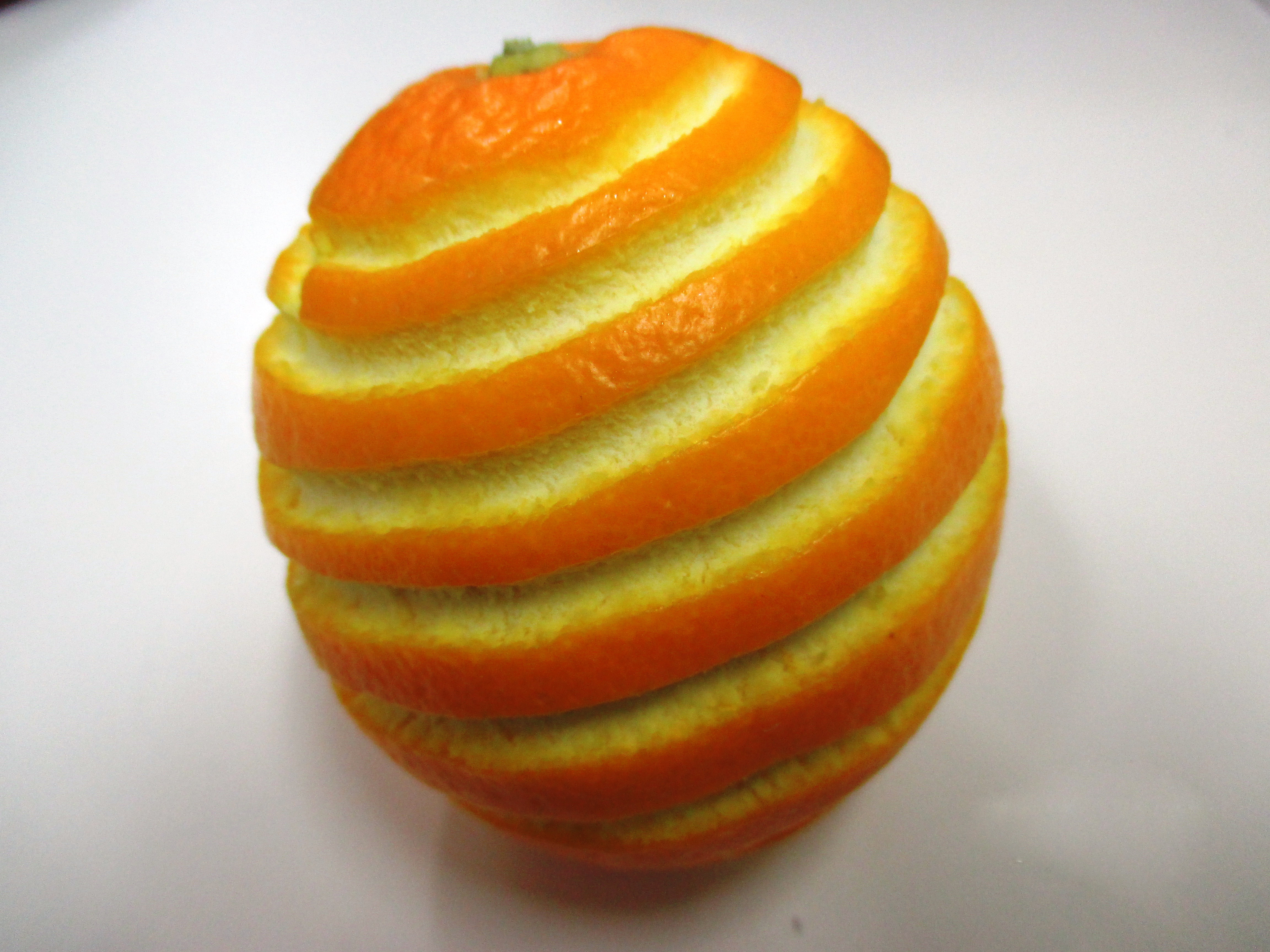 Naranja tallada