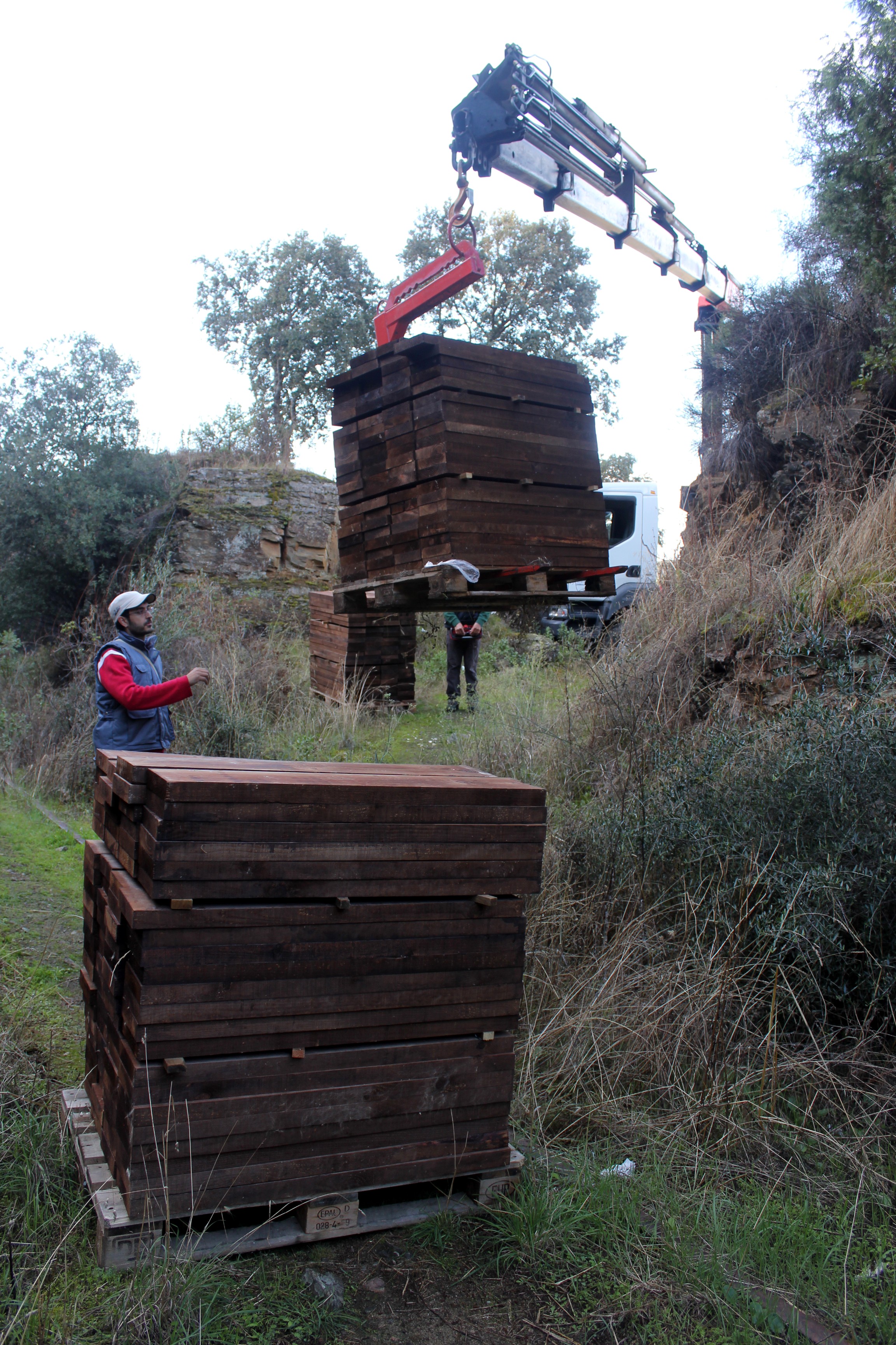 Pallet de tablas