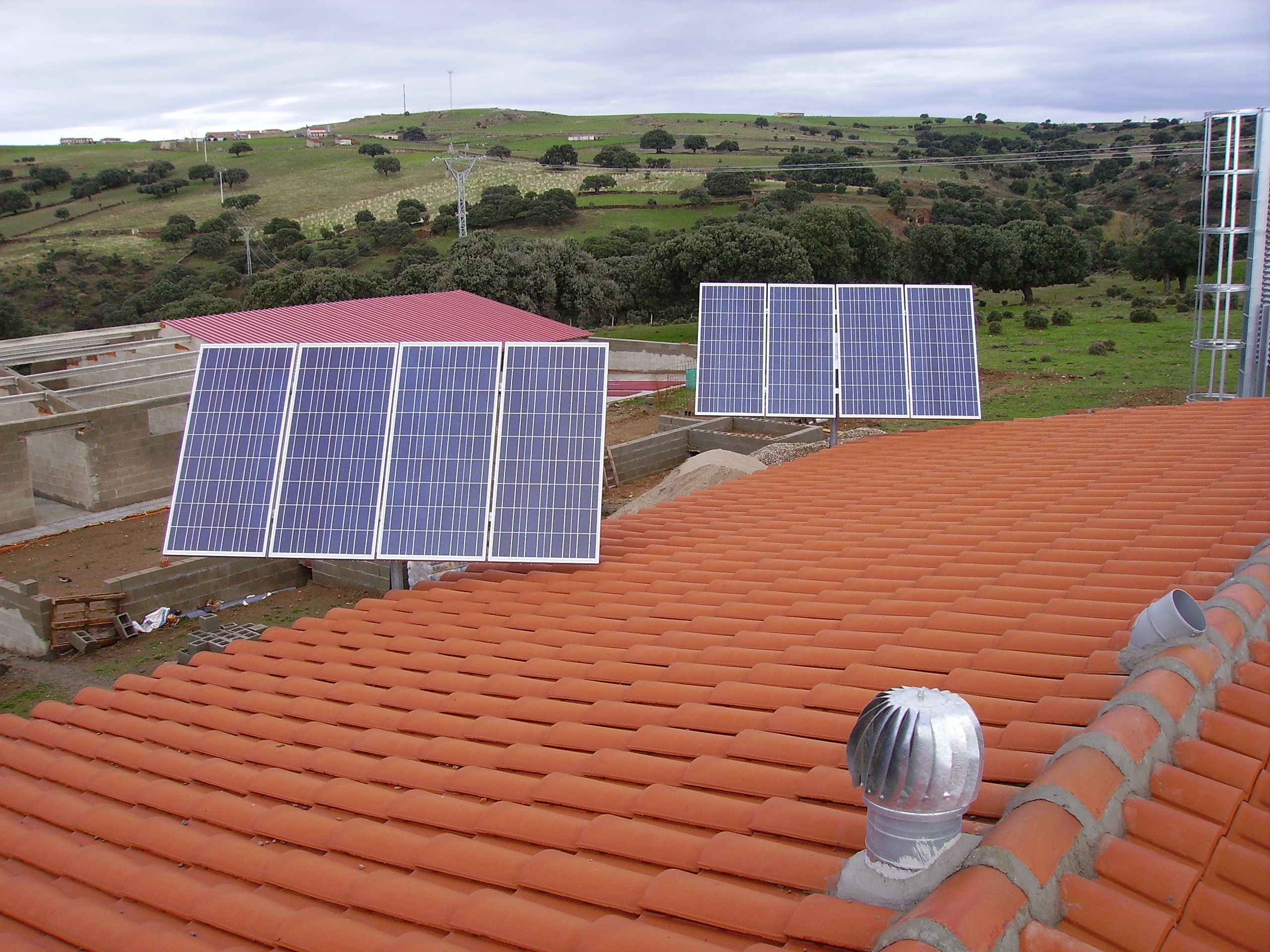 Placas solares tejado