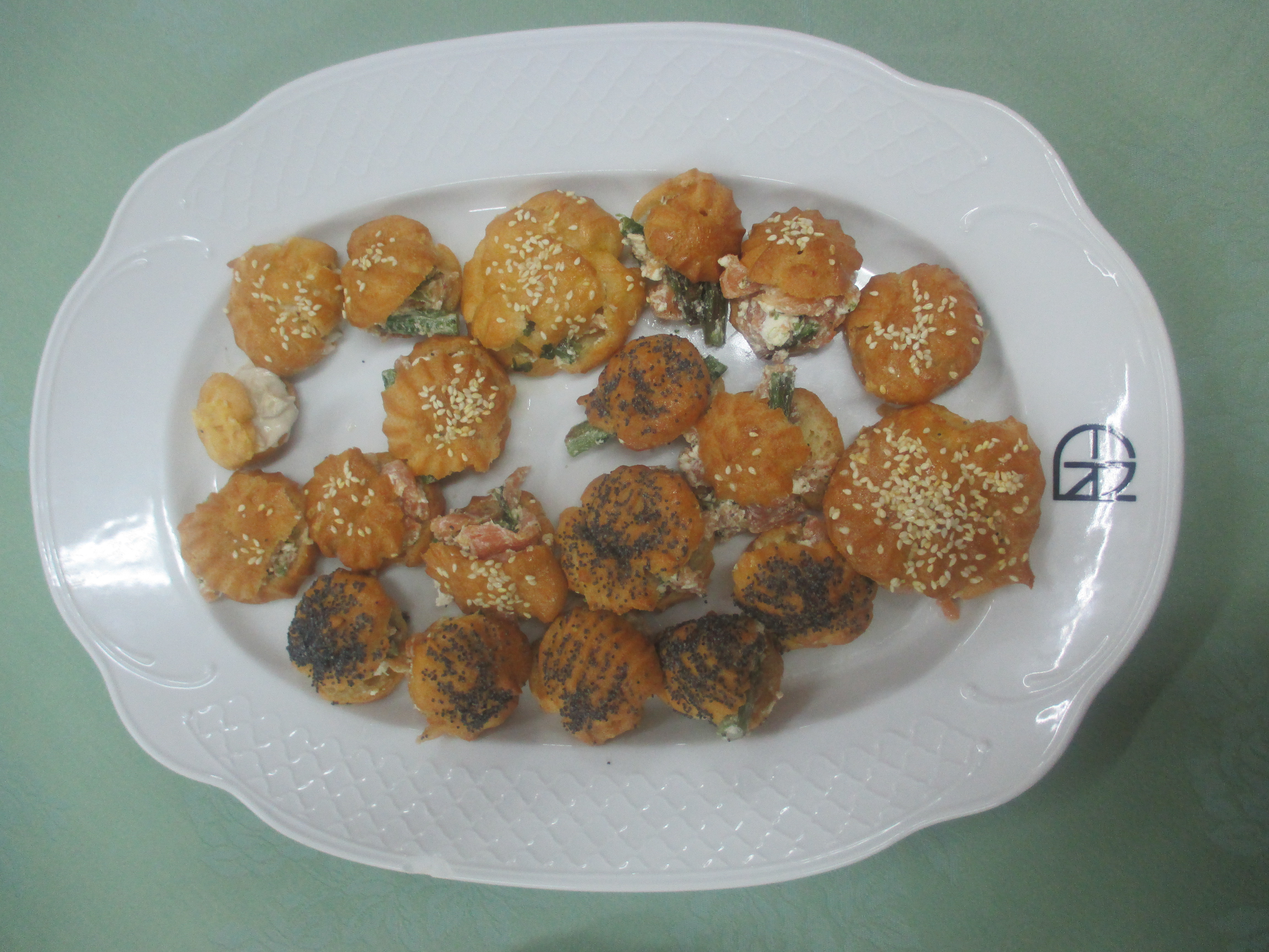 Profiteroles salados