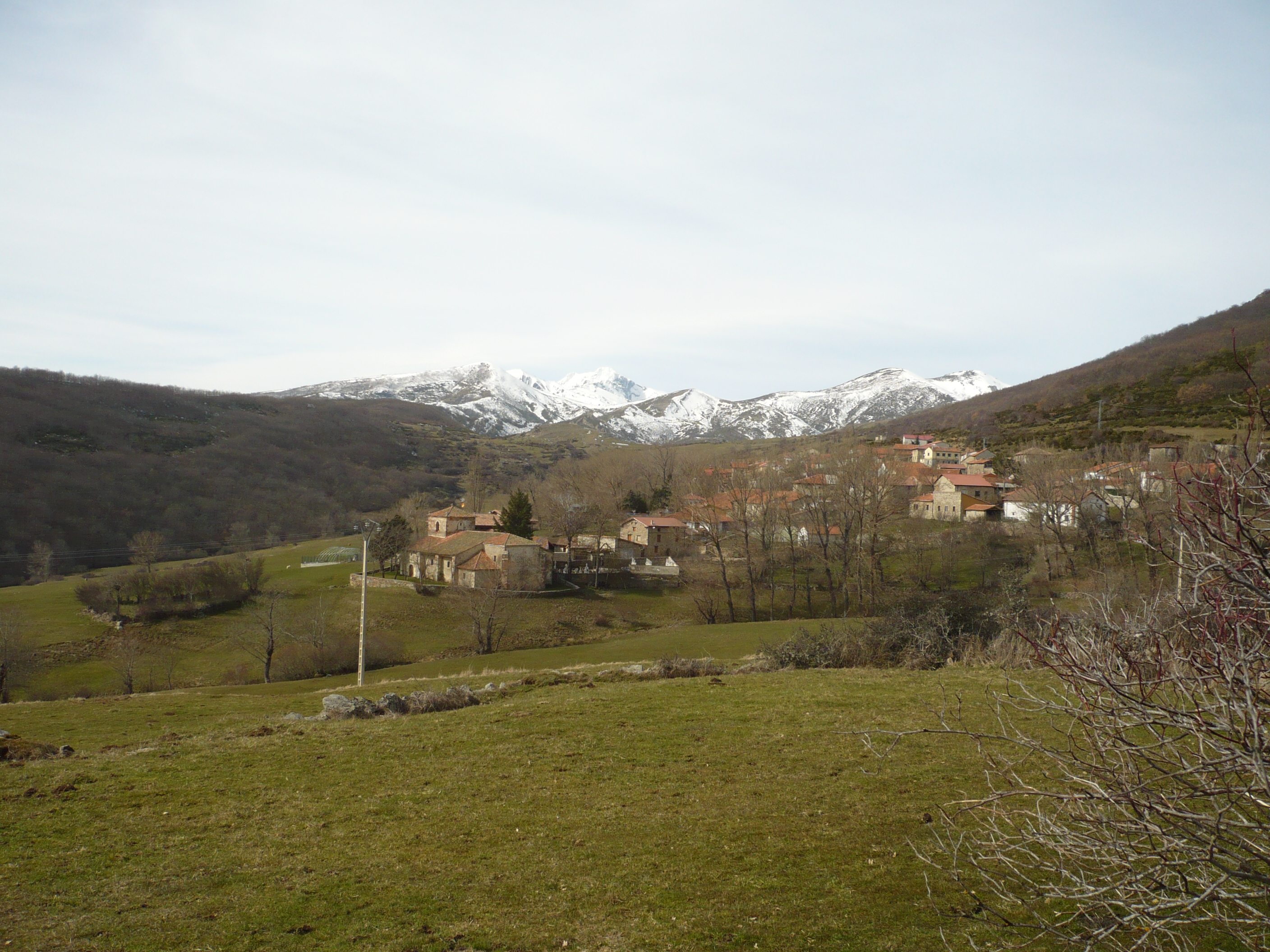 Pueblo de la montaña palentina