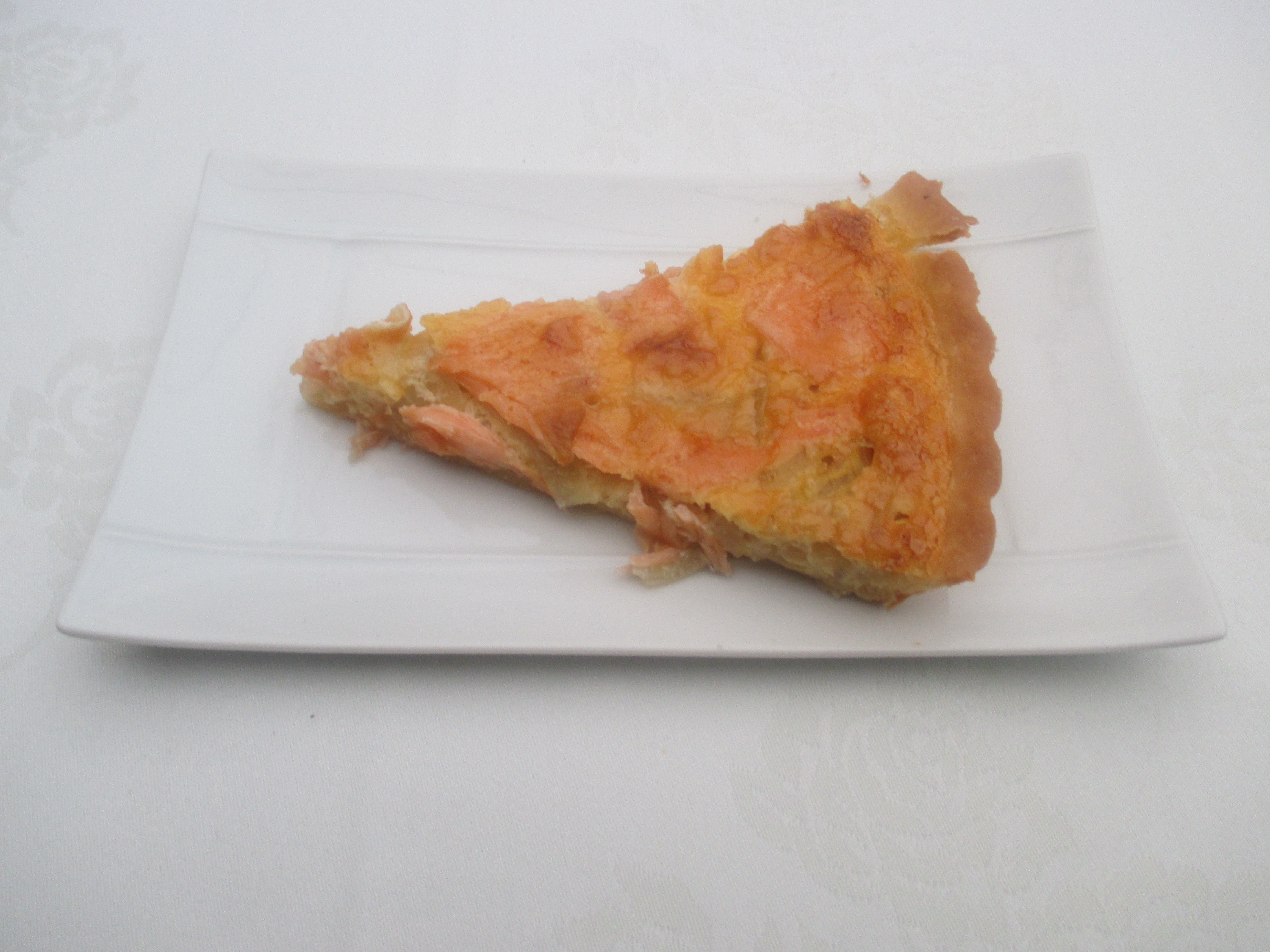Quiche de salmón y queso