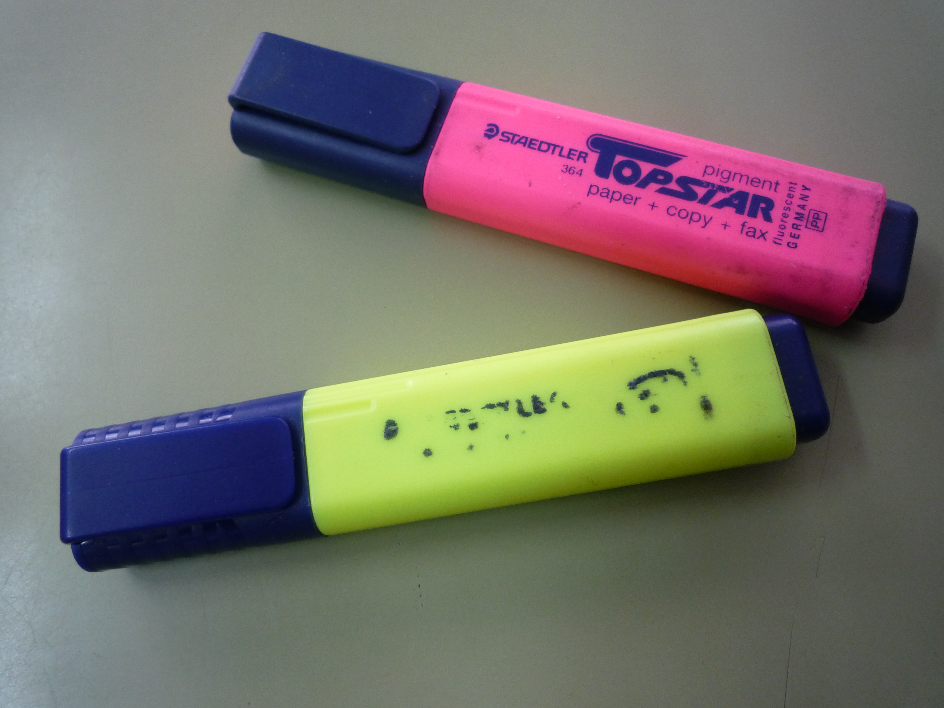 Rotuladores fluorescentes