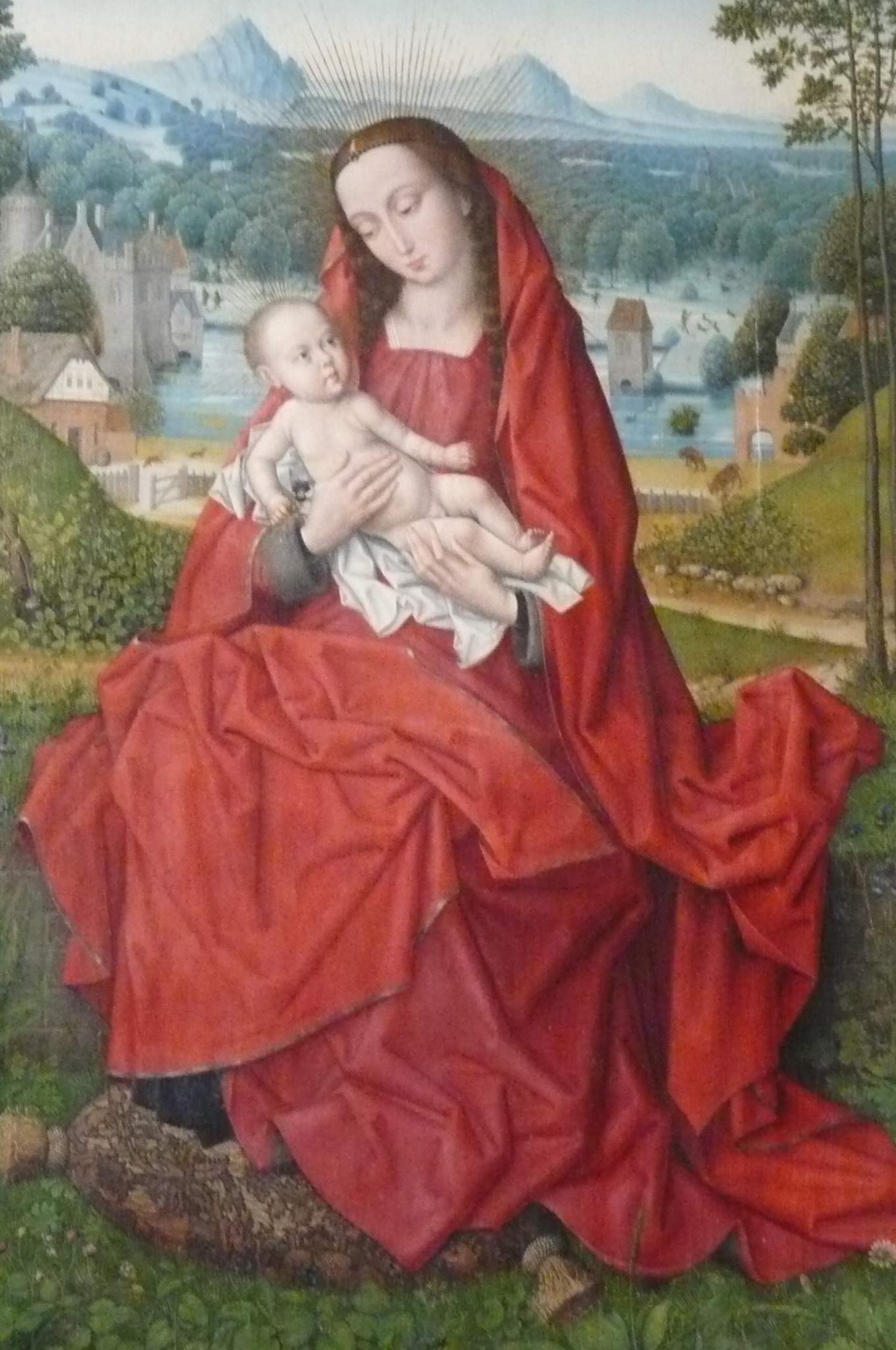 Virgen con Niño en Paisaje (Catedral de Burgos)
