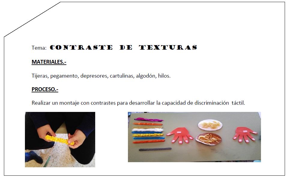 CONTRAST DE TEXTURAS