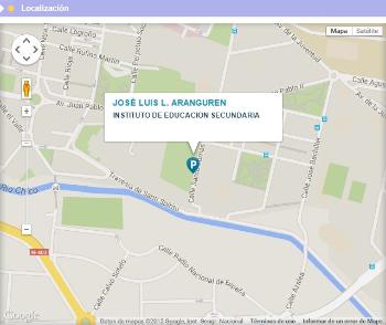 Ubicación IES José Luis López Aranguren
