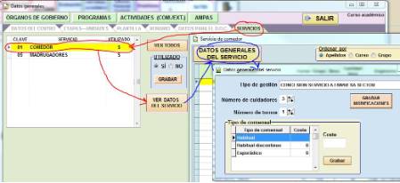 Acceso a información de Comedor