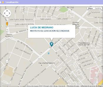 Ubicación IES Lucía de Medrano