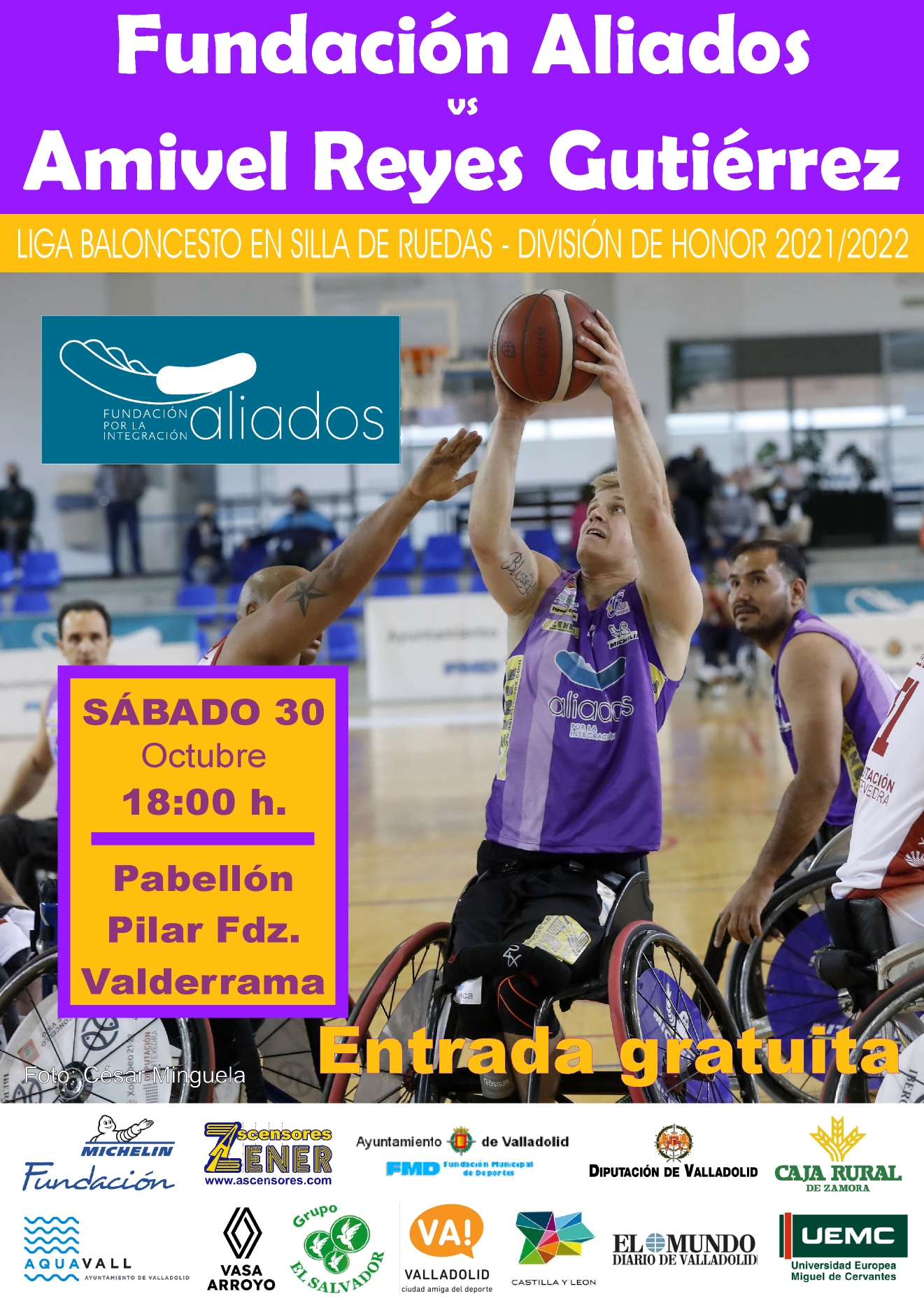 Baloncesto en silla de ruedas. Fundación Aliados